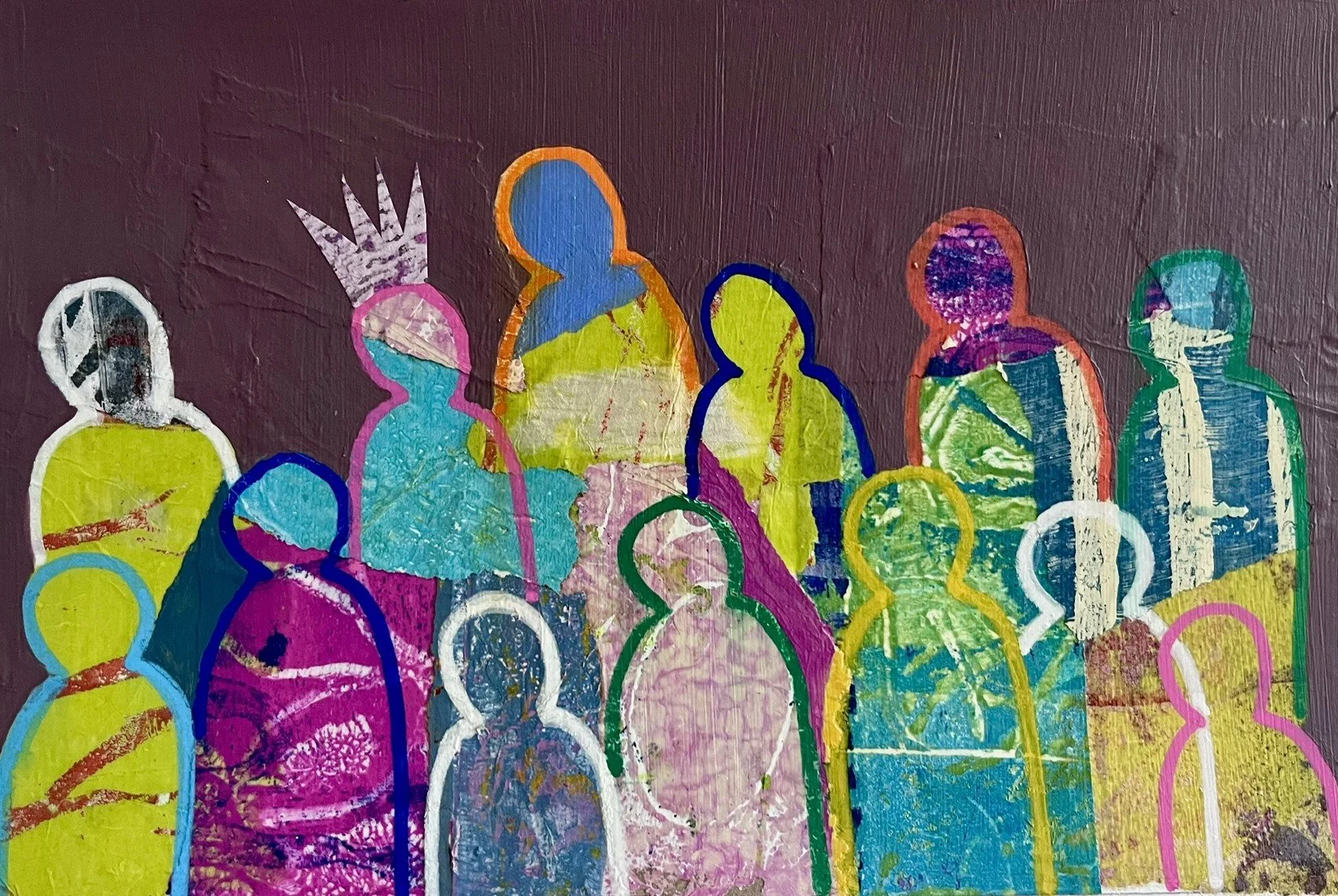 Silhouettes #7 - 11'"x14"    $165