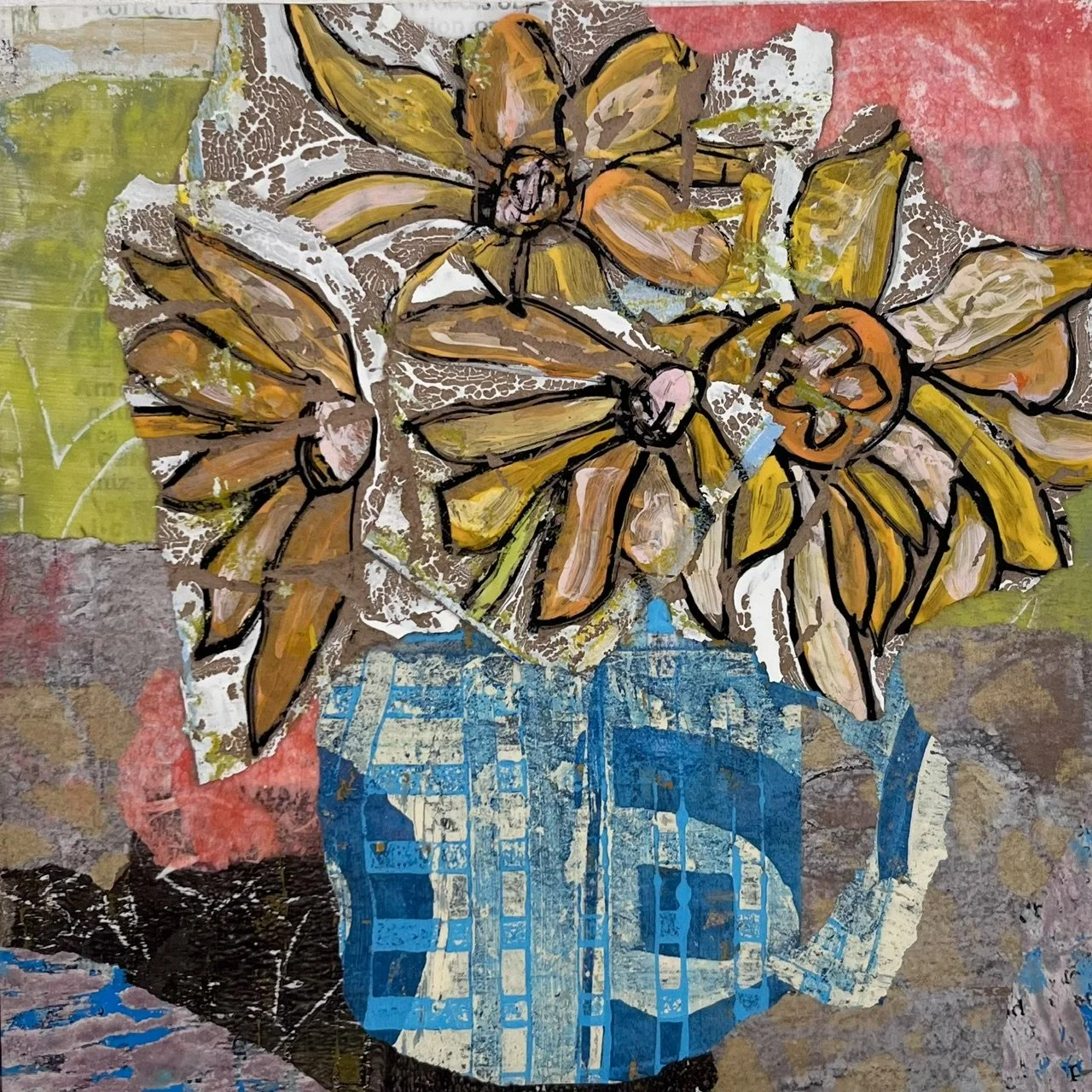 Bloom #7 - 8"x8"  $125