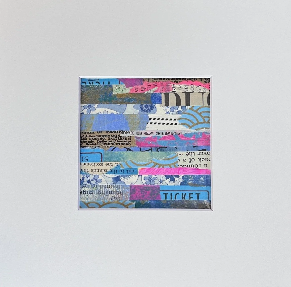 Ticket to Ride - 9"x9"   $95