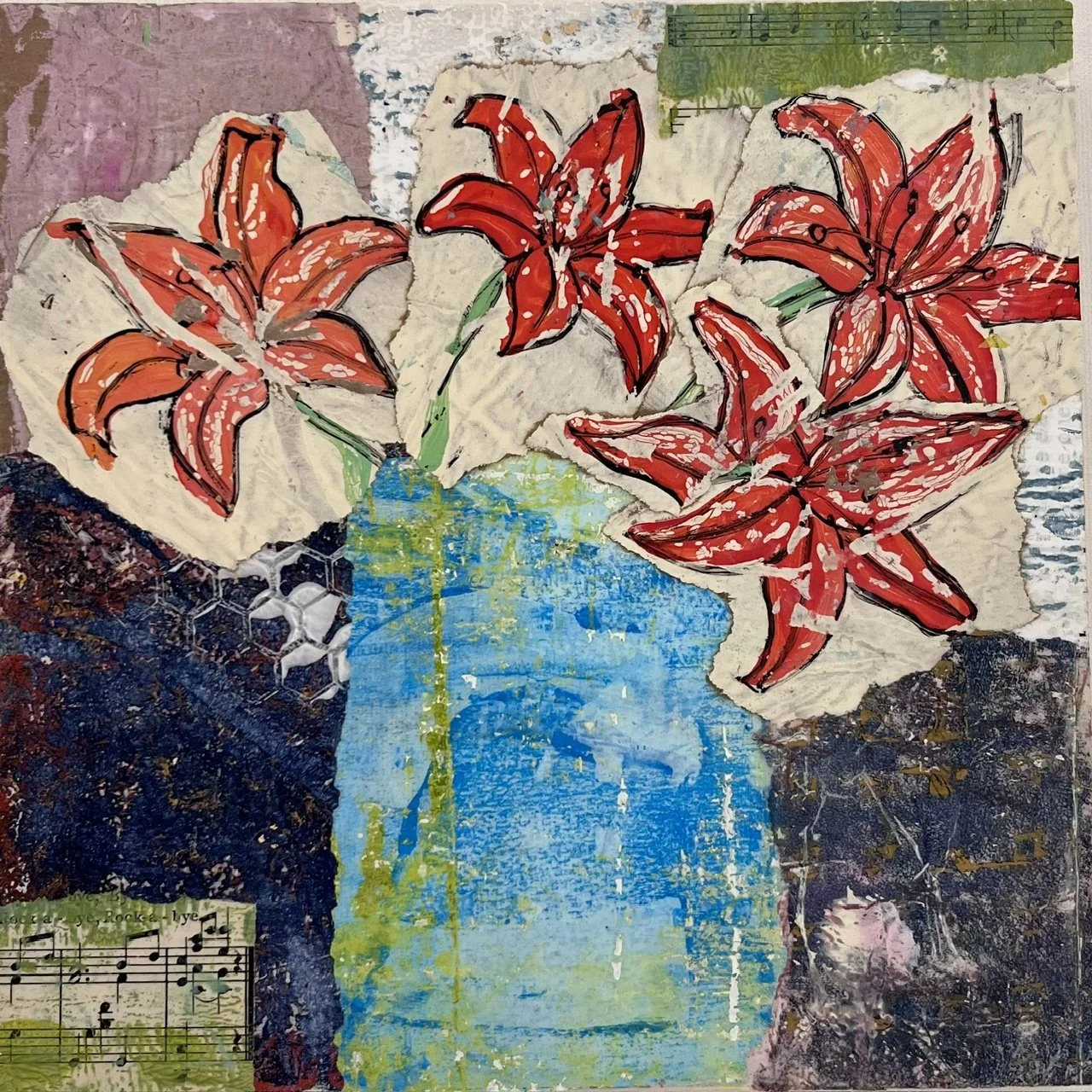 Bloom #5 - 8"x8"  $125