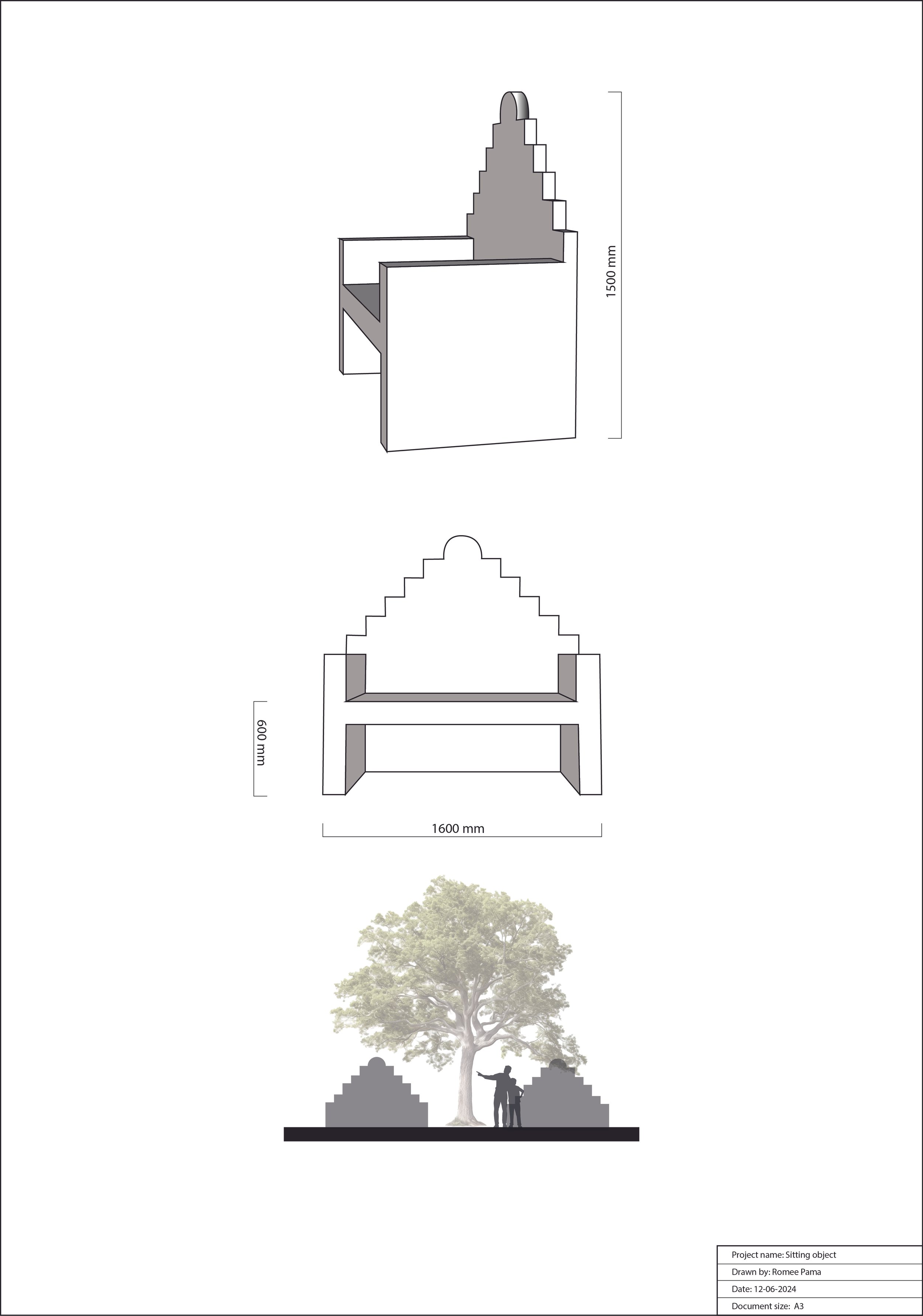 Section Sitting Object