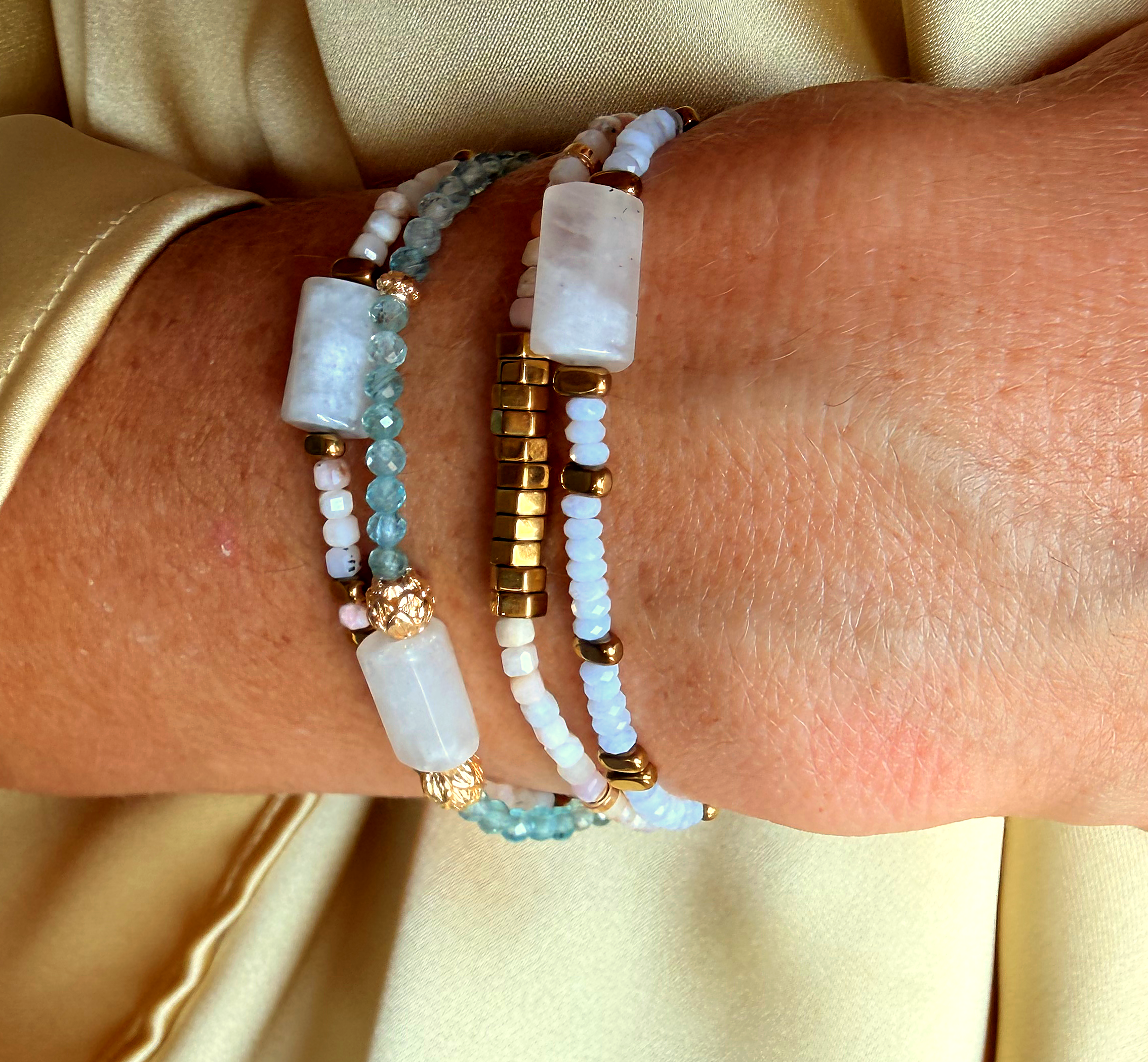 Blue Lace  Secret Shore Bracelet