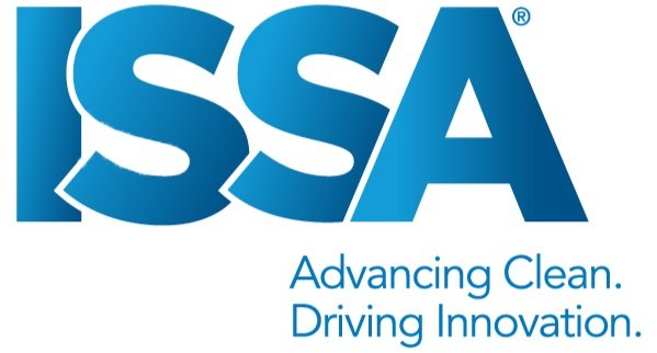 Logo of ISSA with the slogan 'Advancing Clean. Driving Innovation.' in blue text.