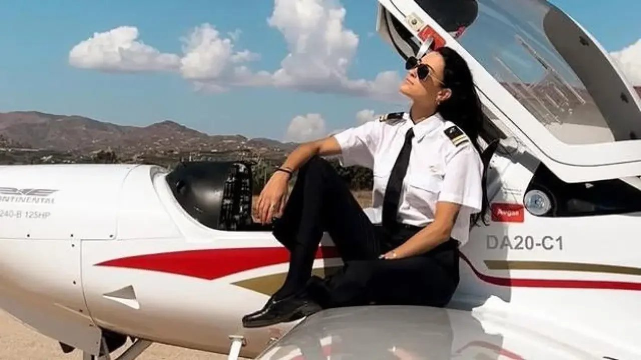 Marita Rojas, piloto de avión: 