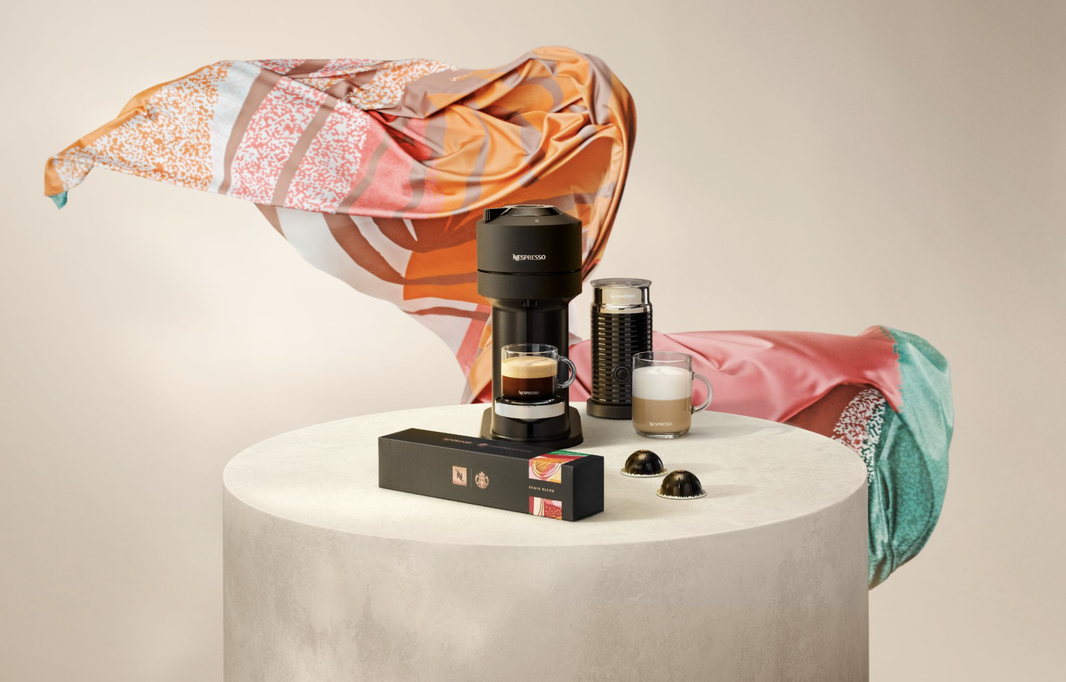 Nespresso <br> X <br> Starbucks