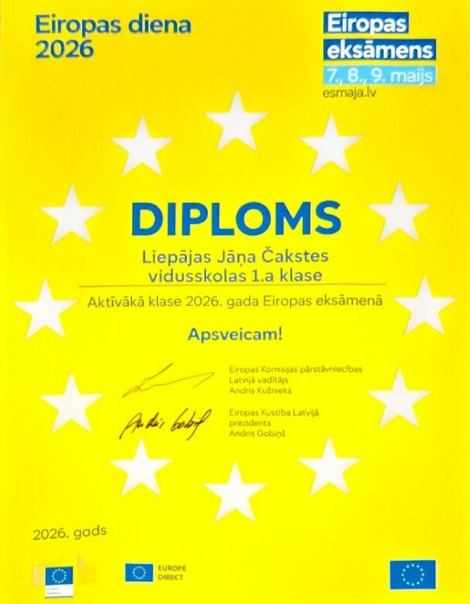 Eiropas dienas 2026 izaicinājums