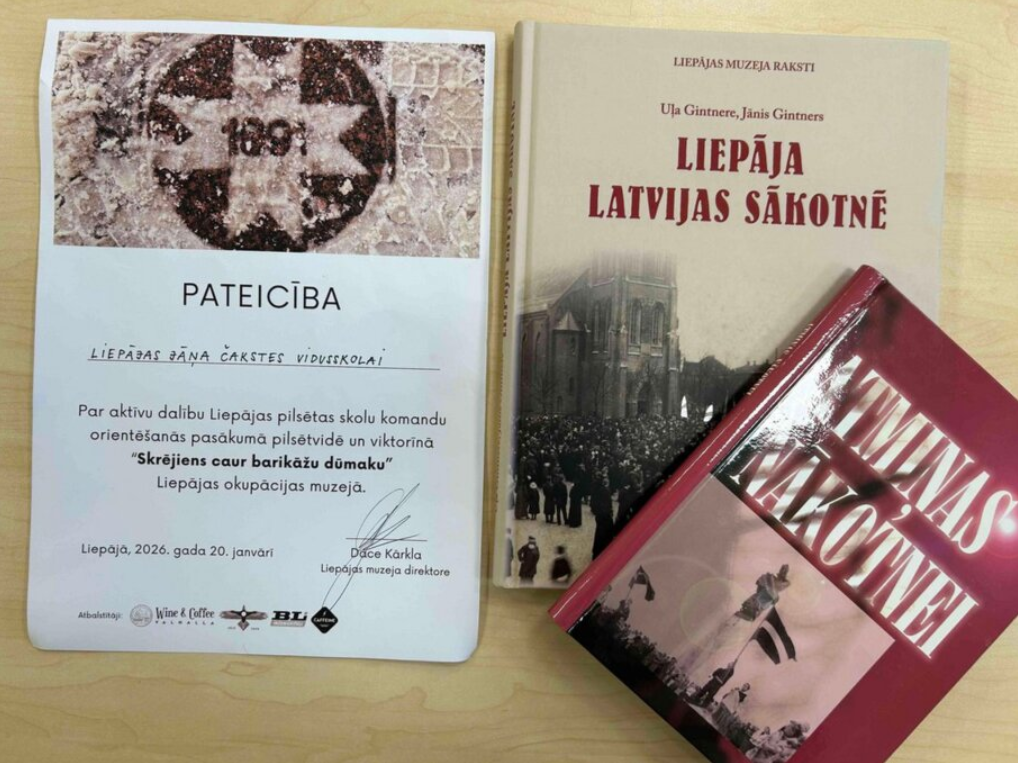 Barikāžu notikumus iepazīst orientēšanās skrējienā