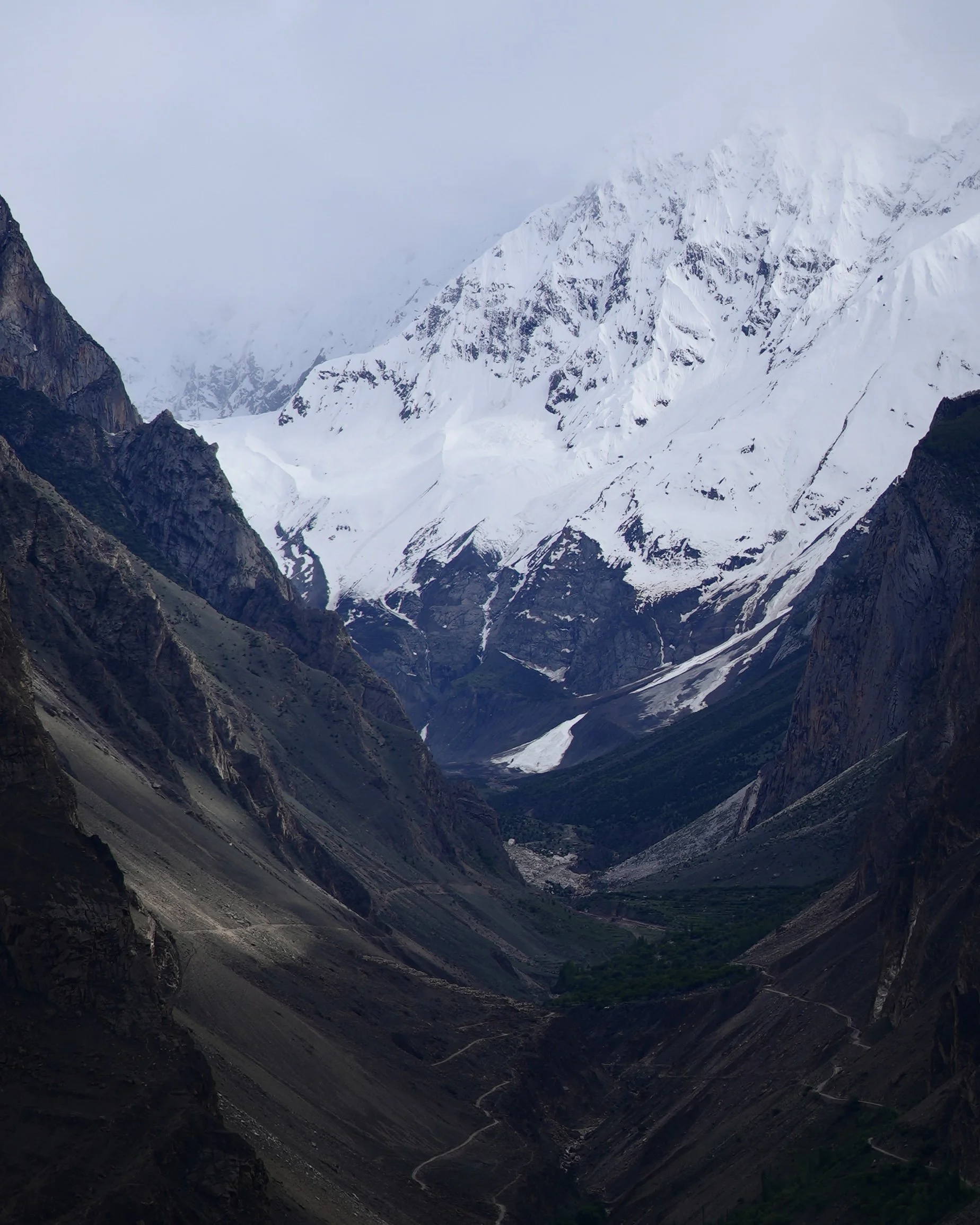 the clouds under rakaposhi