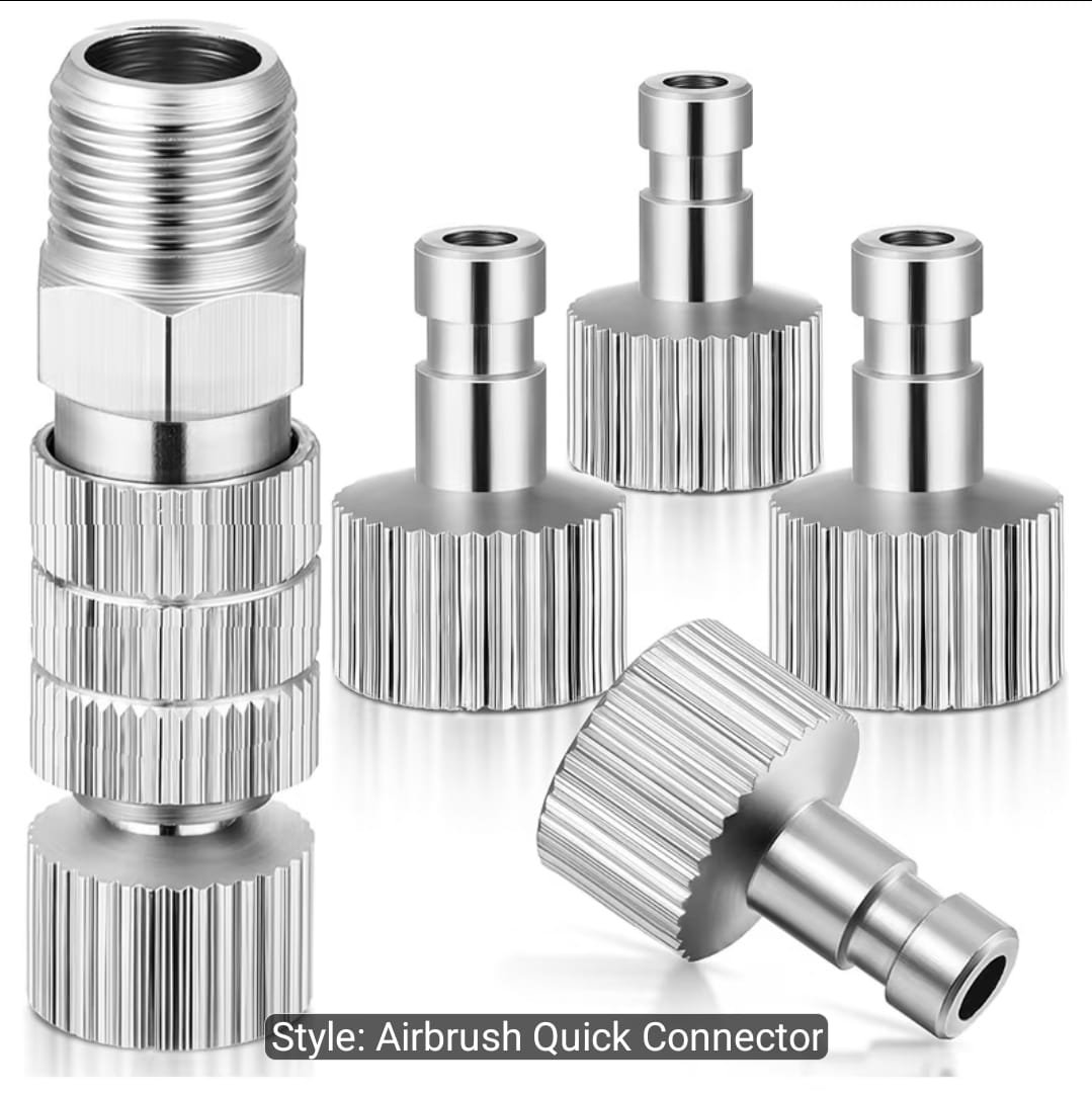 Airbrush quick release adapter and sockets