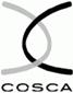 Logo of COSCA featuring a stylized letter 'C' with a curved line and the word 'COSCA' below