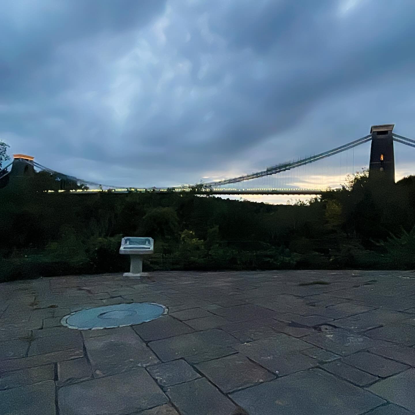Band has just taken over for the next 2 hours. Nice chill evening for me watching the sunset over Clifton bridge.
