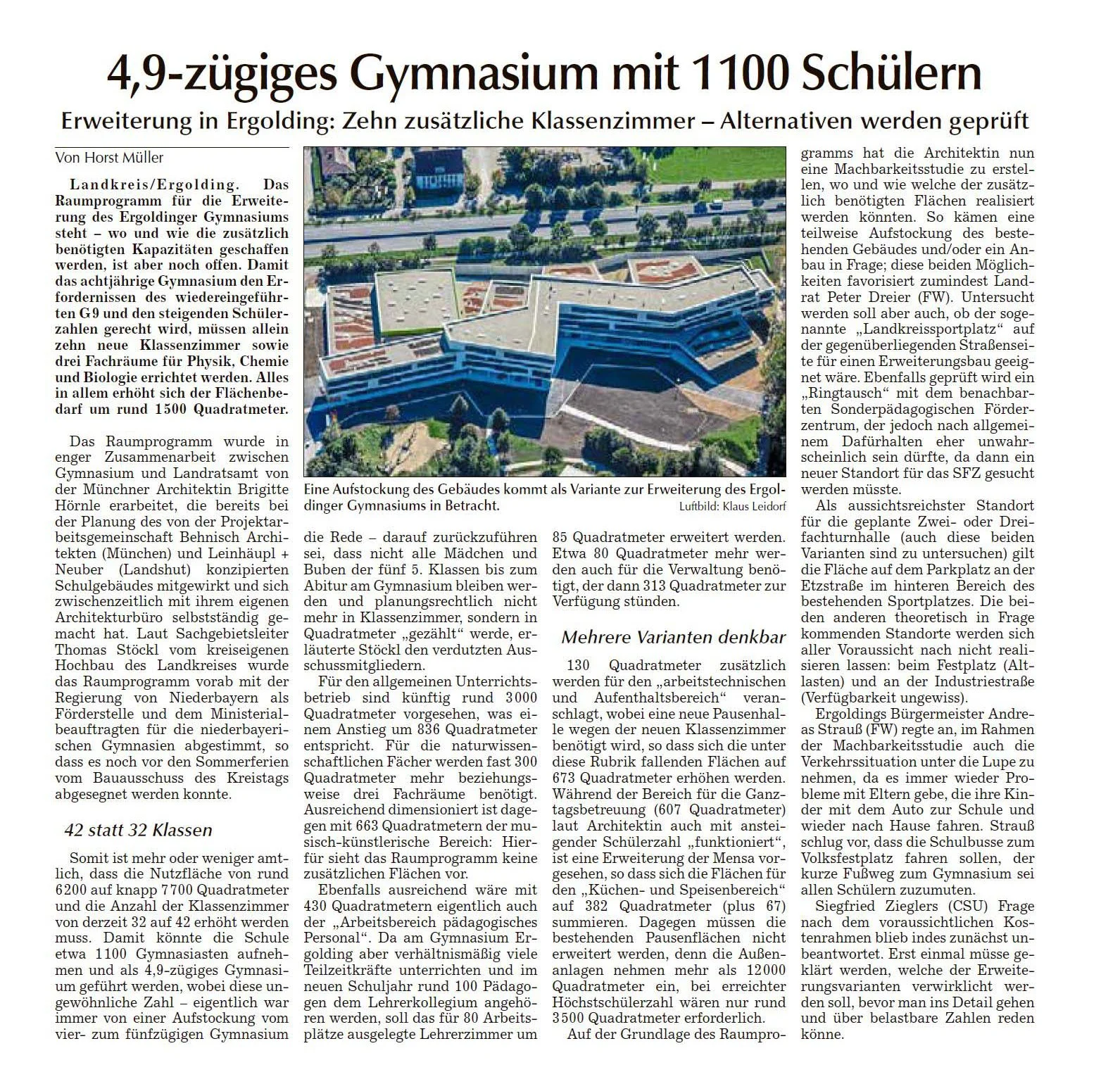 ERWEITERUNG ERGOGYM