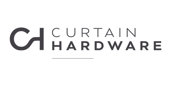 Curtain Hardware company logo with a stylized 'C' and 'H' and the words 'Curtain Hardware' in black text.