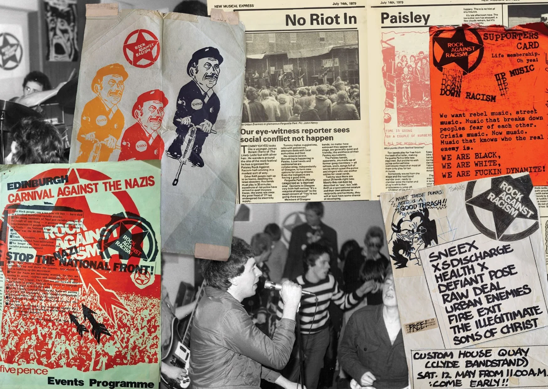 📣 SaltSpace is delighted to announce &lsquo;WE ARE DYNAMITE!&rsquo;, an exhibition by Love Music Hate Racism.

📆 Exhibition open: Wednesday 12th &ndash; Saturday 15th August
Opening hours: 12pm&ndash;6pm
Free entry, drop-in

📍 SaltSpace Gallery: 3