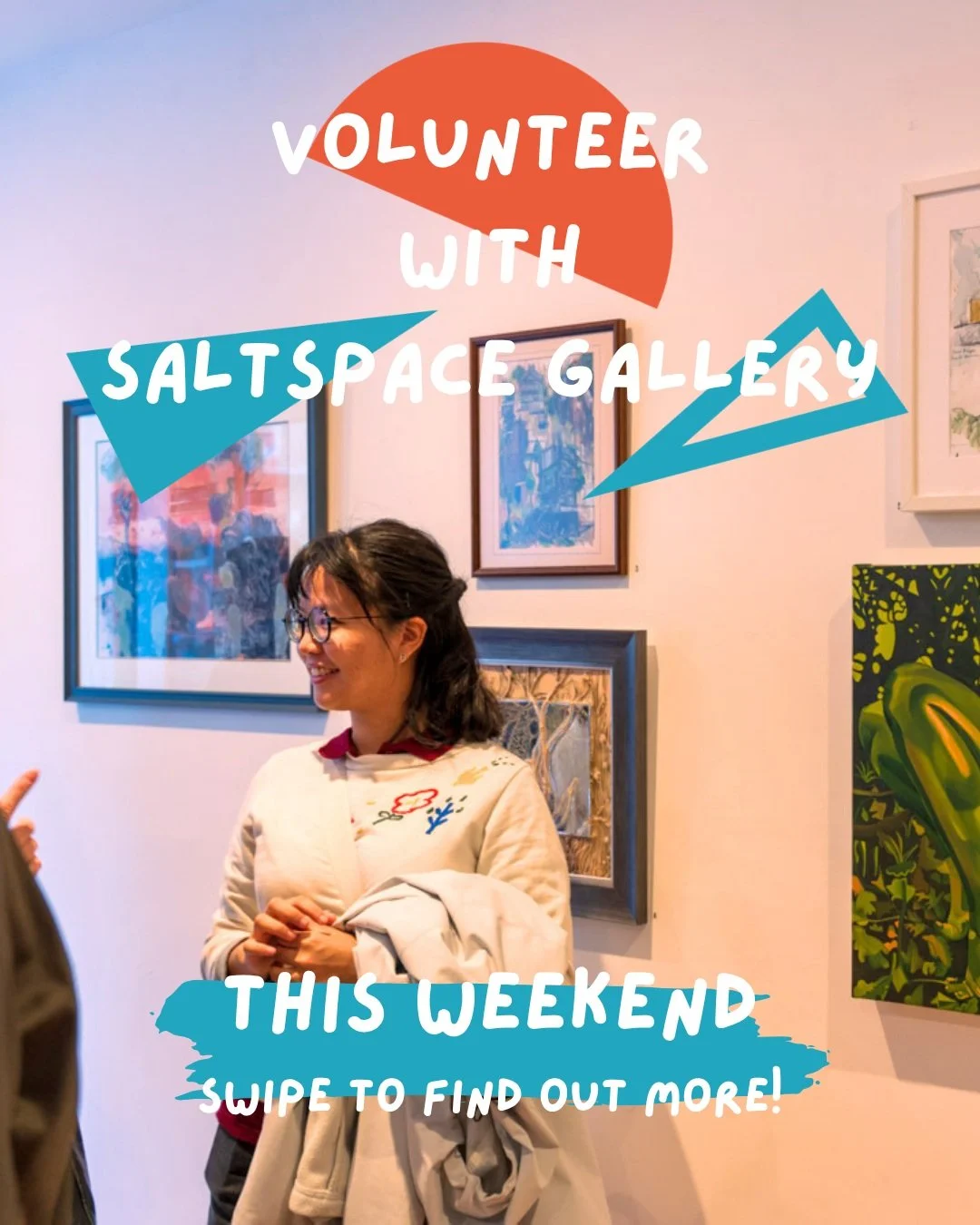 📩 LINK IN BIO to get in touch!

We're looking for volunteers to help invigilate our Annual Members Show THIS WEEKEND, as part of @doorsopendays 

DATES: 18th, 19th &amp; 20th September
12noon - 3pm OR 3pm - 6pm

SaltSpace is run entirely by voluntee