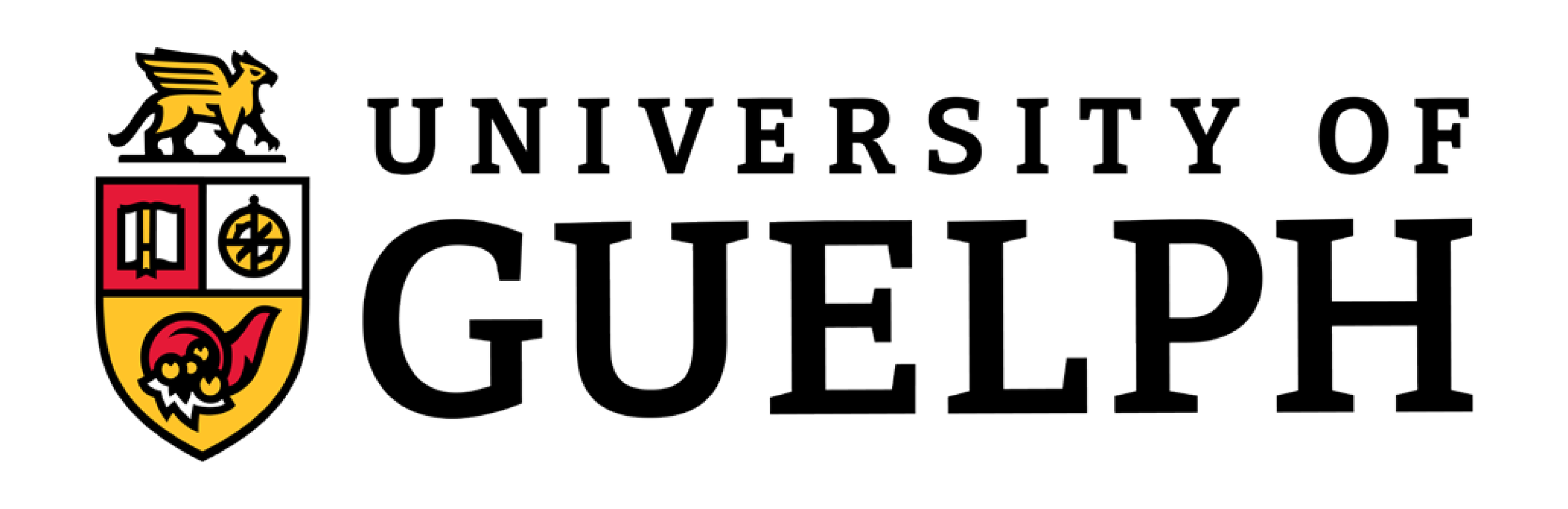 University of Guelph logo with a griffin emblem and text.