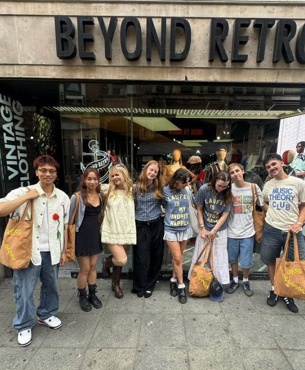 Photo of group of customers in front of Beyond Retro UK locations