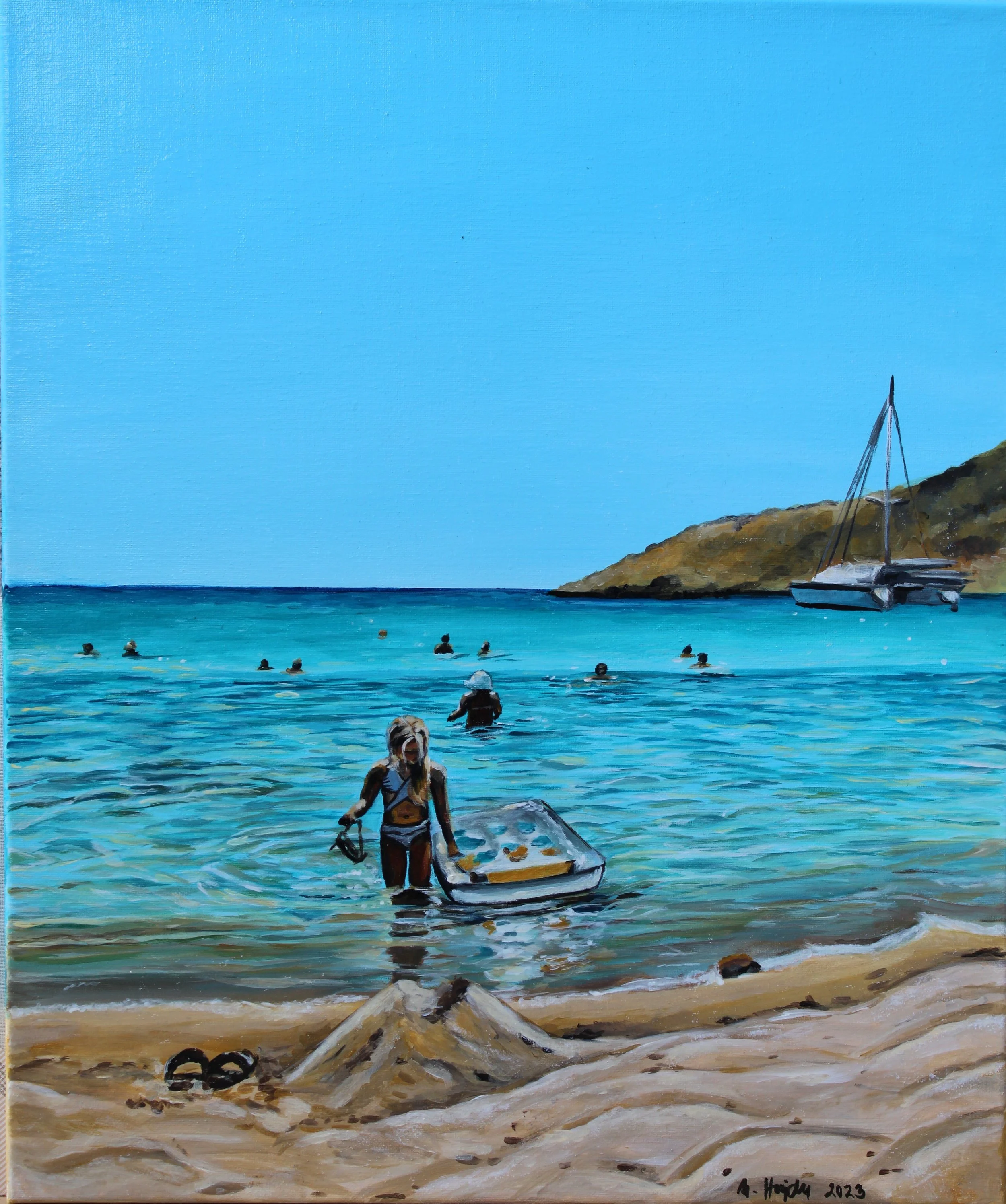 Swimming in the Lagoon