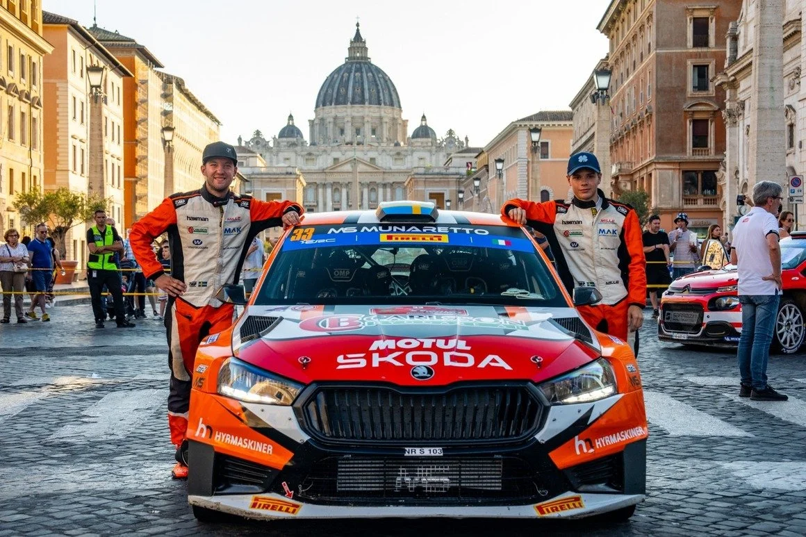 Mille Johansson climbs to sixth place in Rally di Roma Capitale