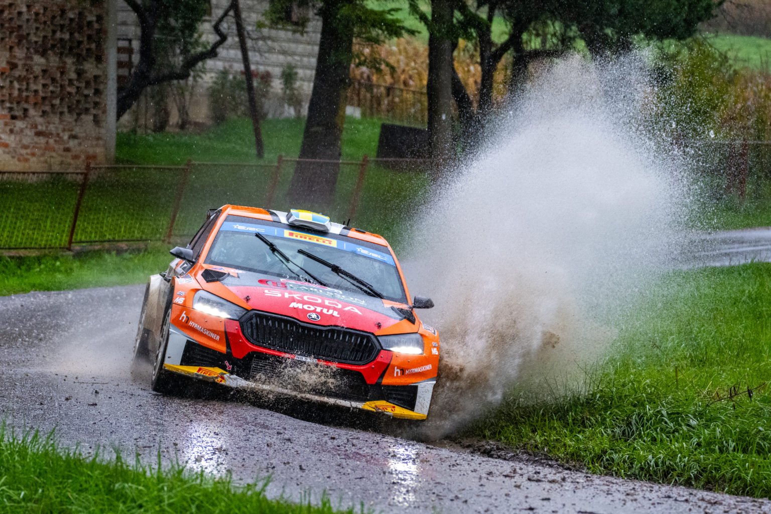 Mille Johansson challenges for ERC podium in Croatia Rally