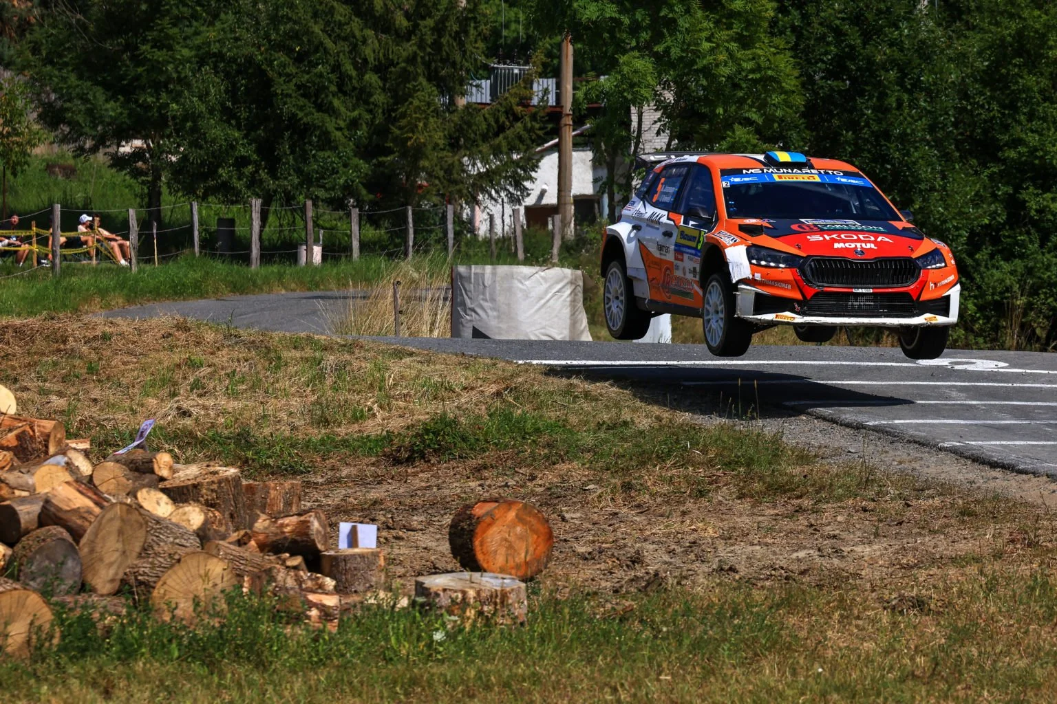 Mille Johansson secures top 10 finish at challenging Barum Czech Rally Zlín