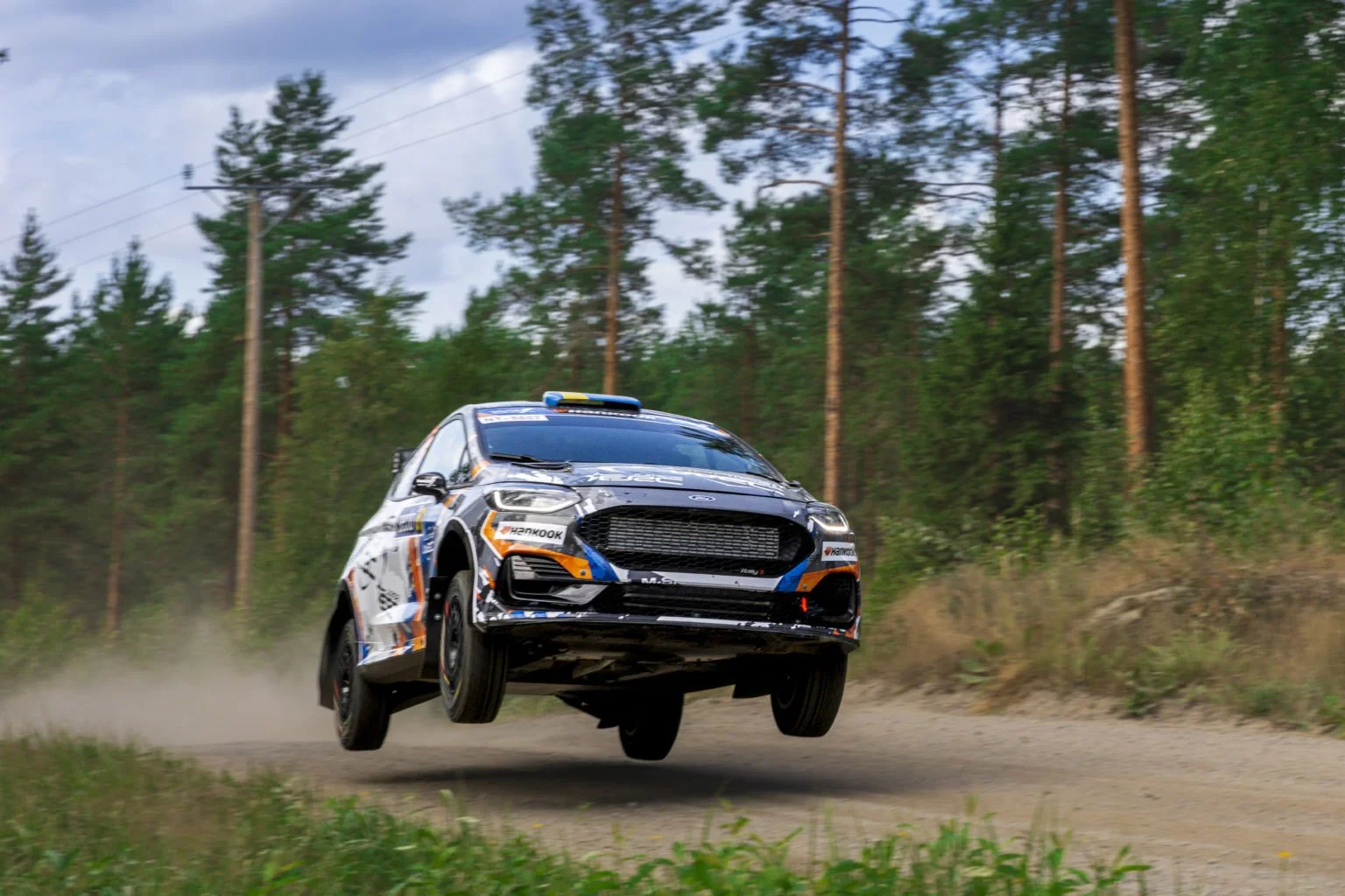 Mille and Johan still in Junior WRC title fight after challenging Rally Finland