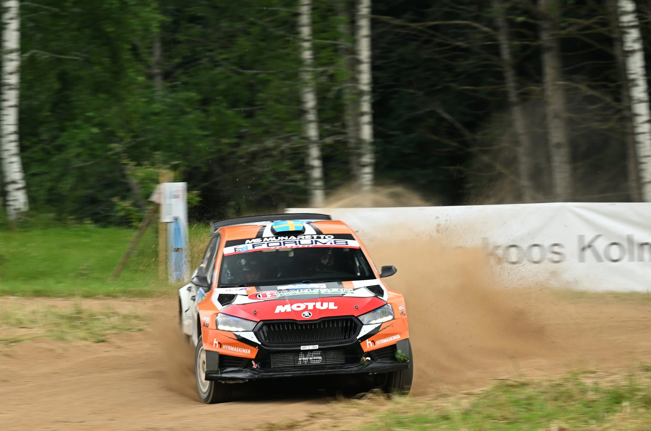 Season-best WRC2 result for Mille Johansson in Rally Estonia