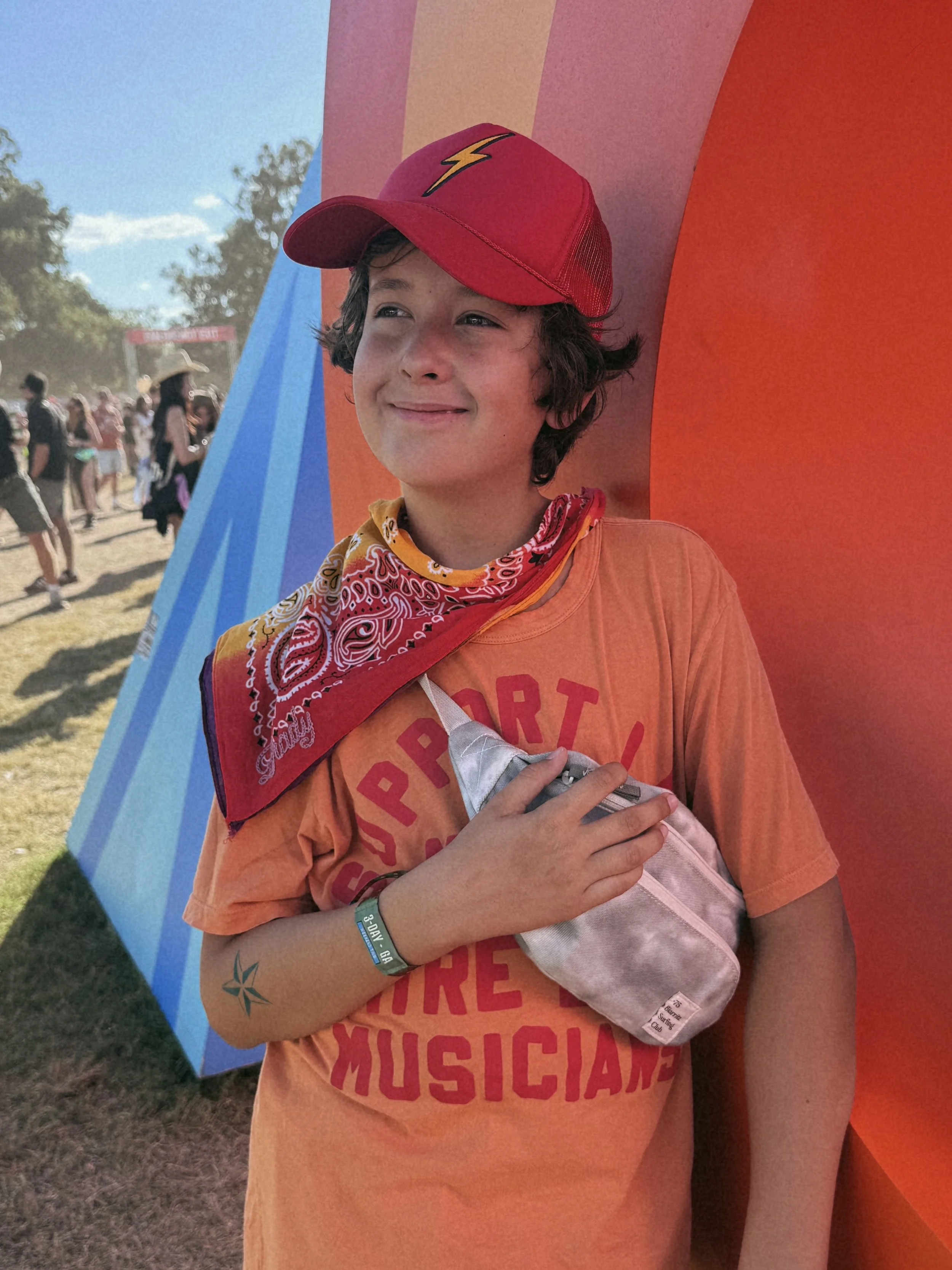 Babes and Bandits Ombre Personalized Bandanas Red Orange Purple.jpg