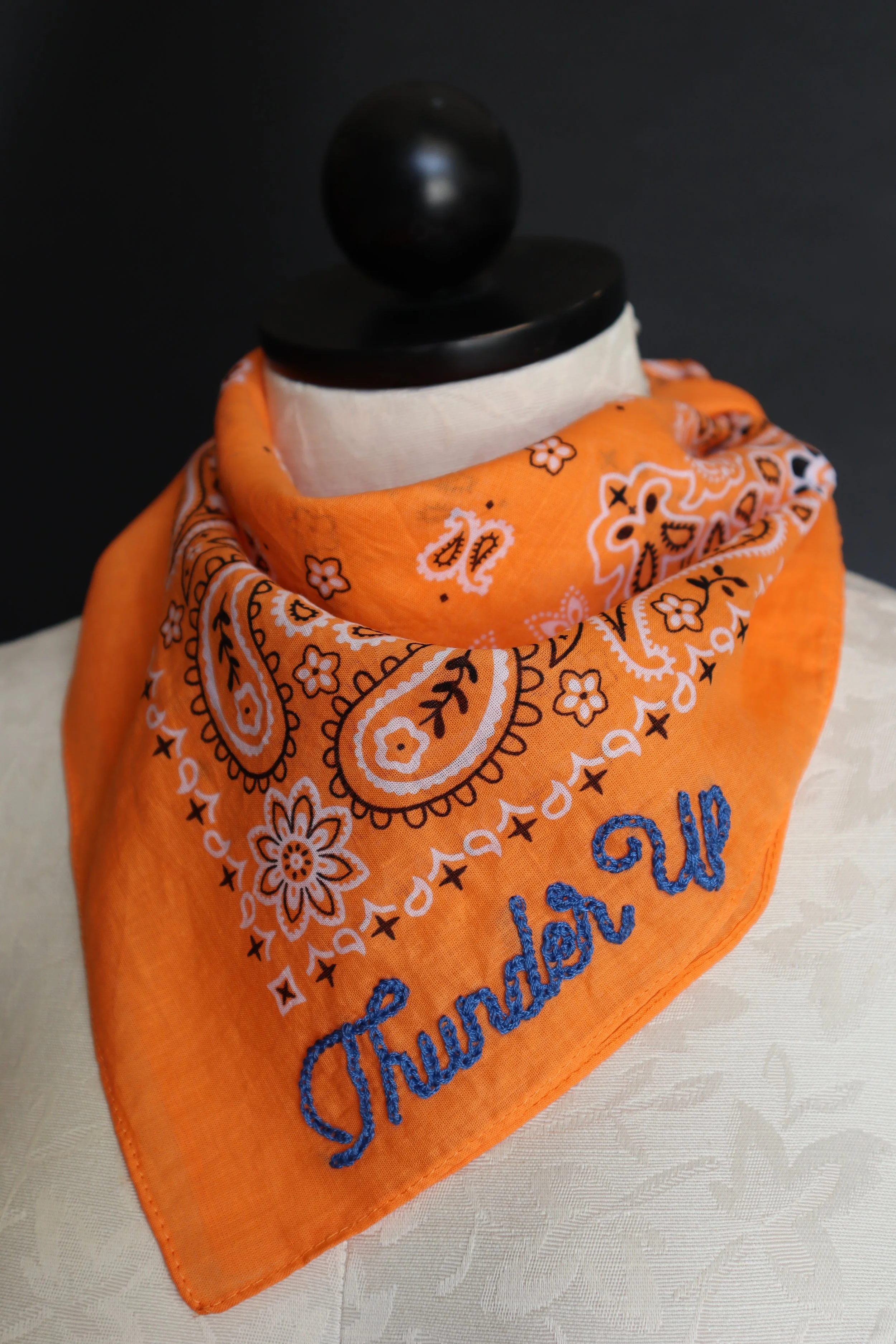 Thunder Up Embroidered Bandana OKC Thunder 4.JPG