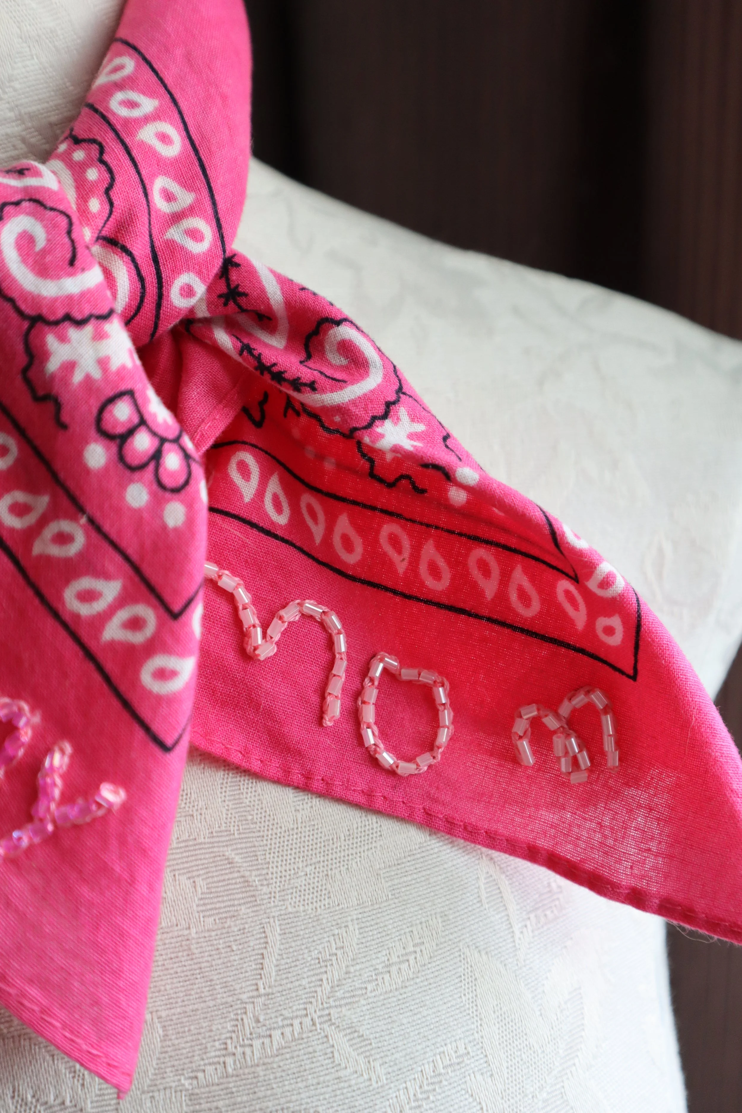 Babes and Bandits Handwriting Keepsake Bandana Kids 1.JPG