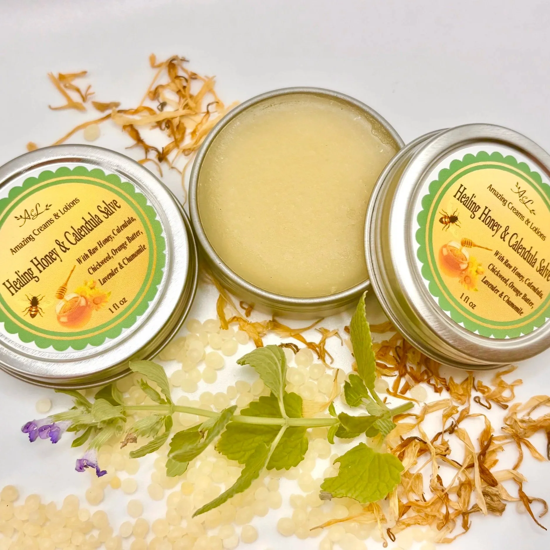 Honey and Calendula Salve