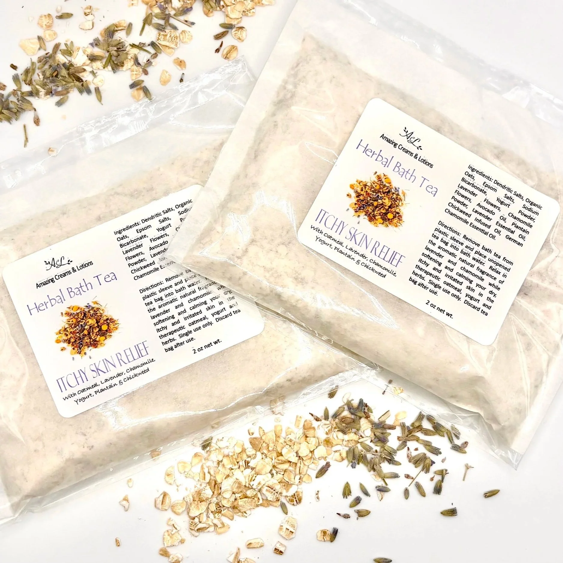 Herbal Bath Tea for Itchy Skin