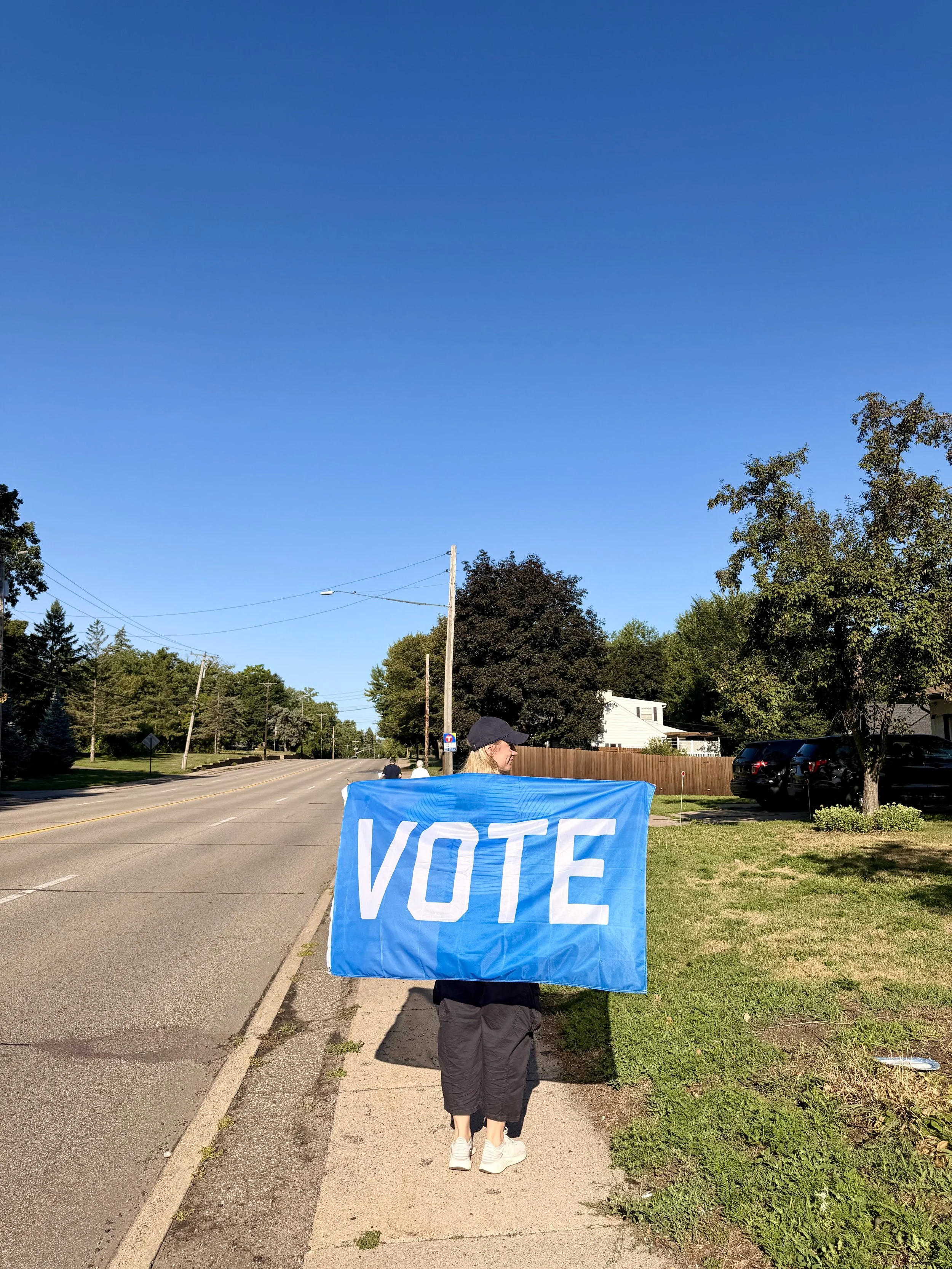 Marching for Voter Participation in New Hope