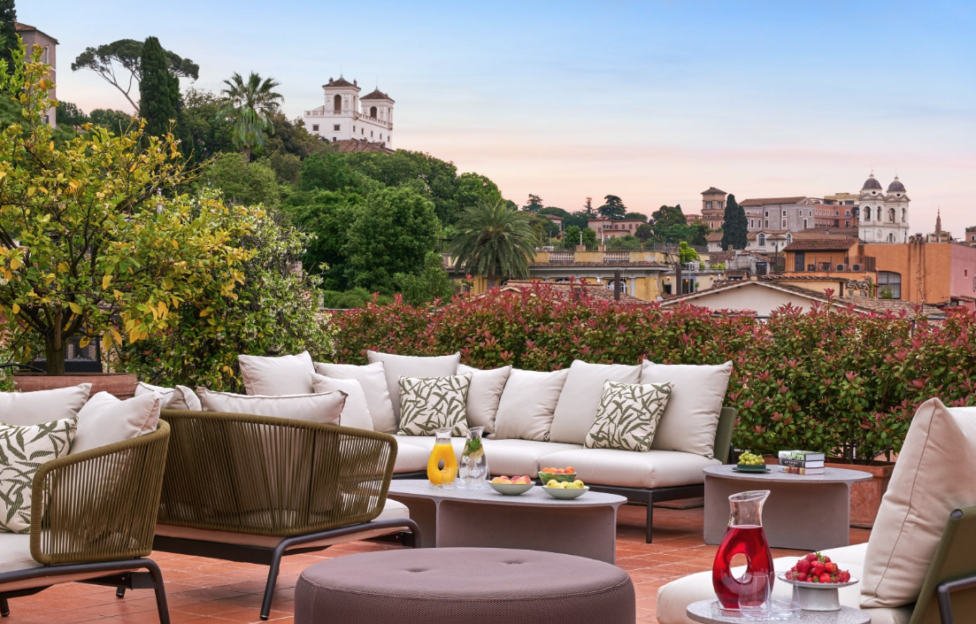 Italy: Hotel de Russie, Rome