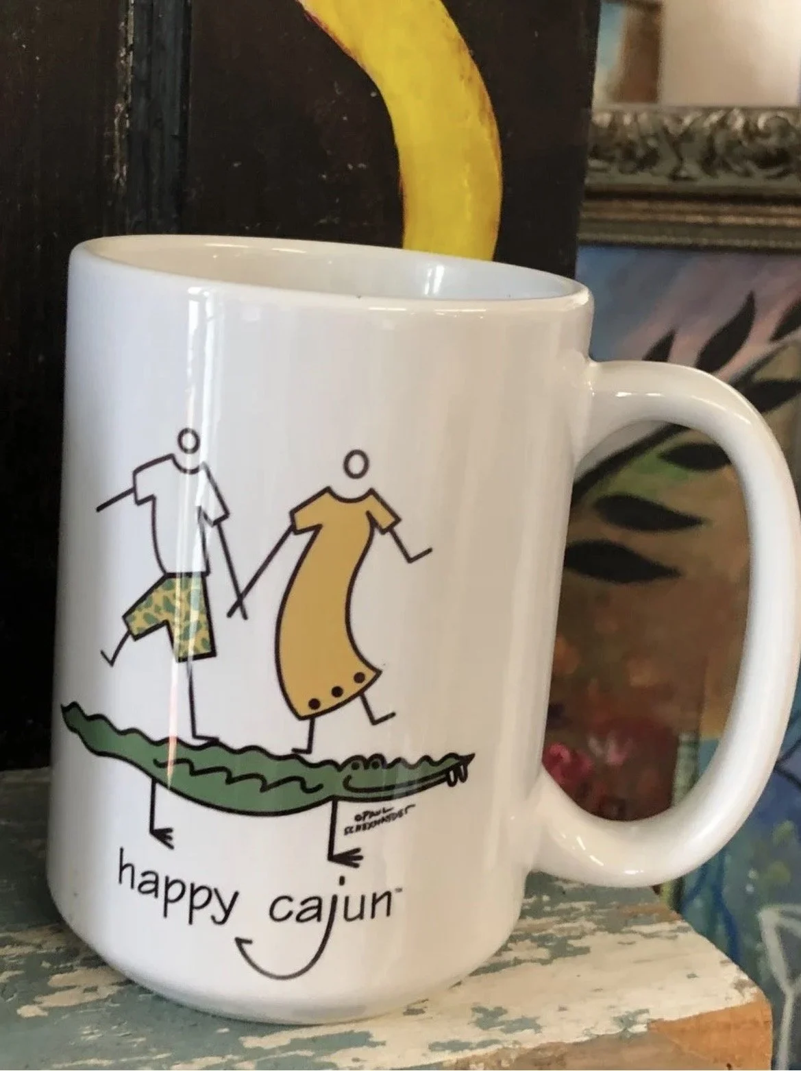 happy cajun coffee mug