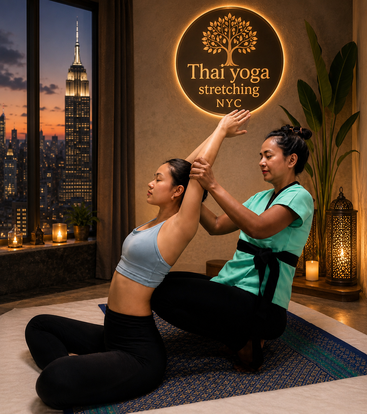 Thai Yoga Stretching 60 minutes service