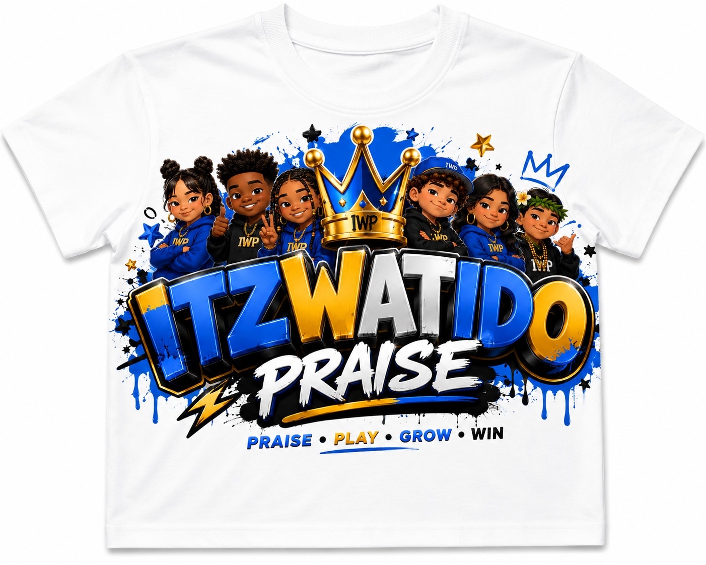 ITZWATIDO ADULT PRAISE PLAY GROW WIN UNISEX/MEN-C