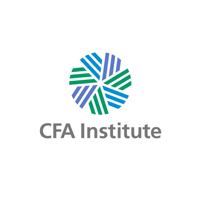 CFA Institute logo with a geometric circular design and the text "CFA Institute" underneath.