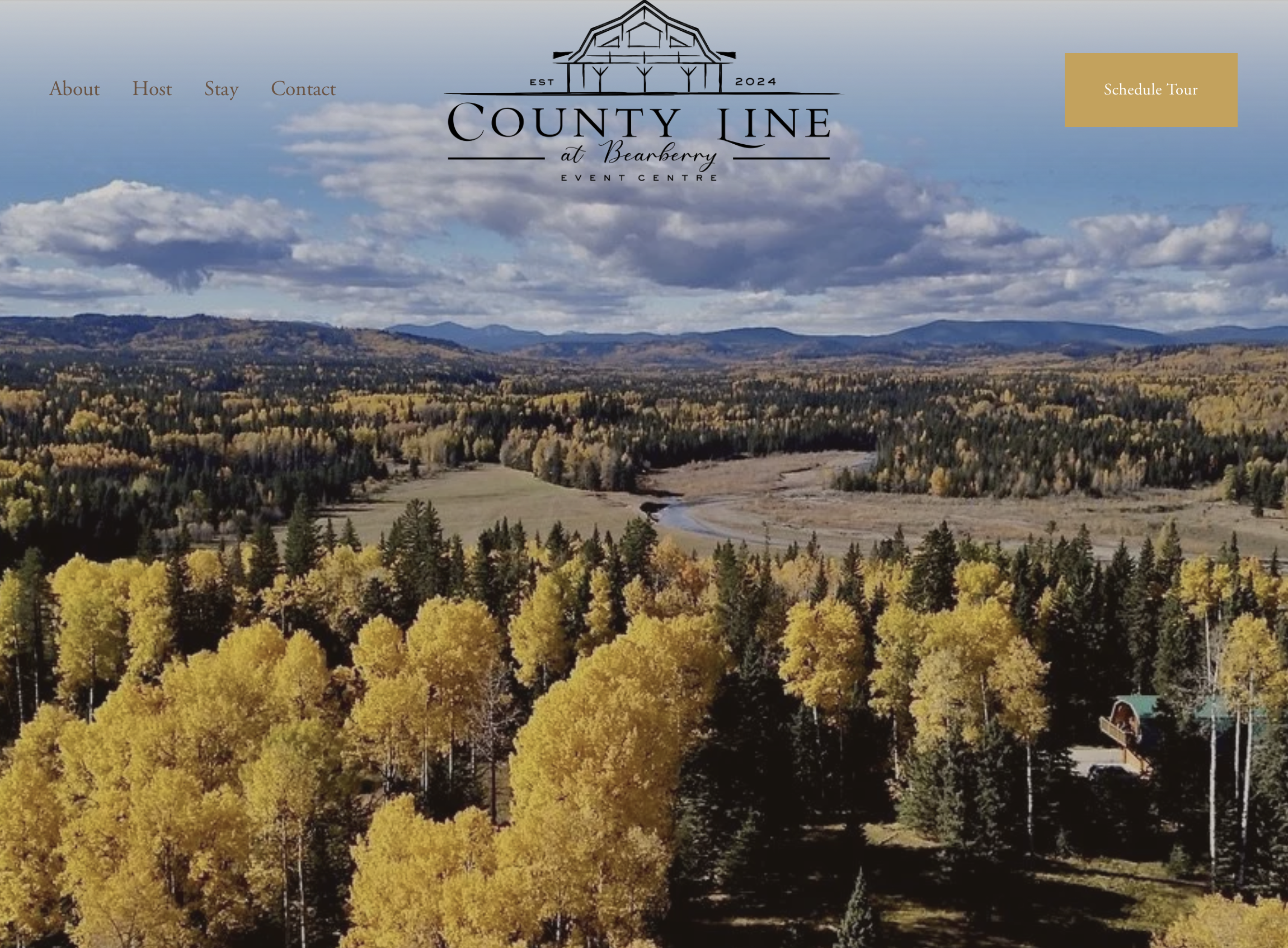 Custom website designed for The County Line at Bearberry to improve clarity, credibility, and user experience and build a credible brand.