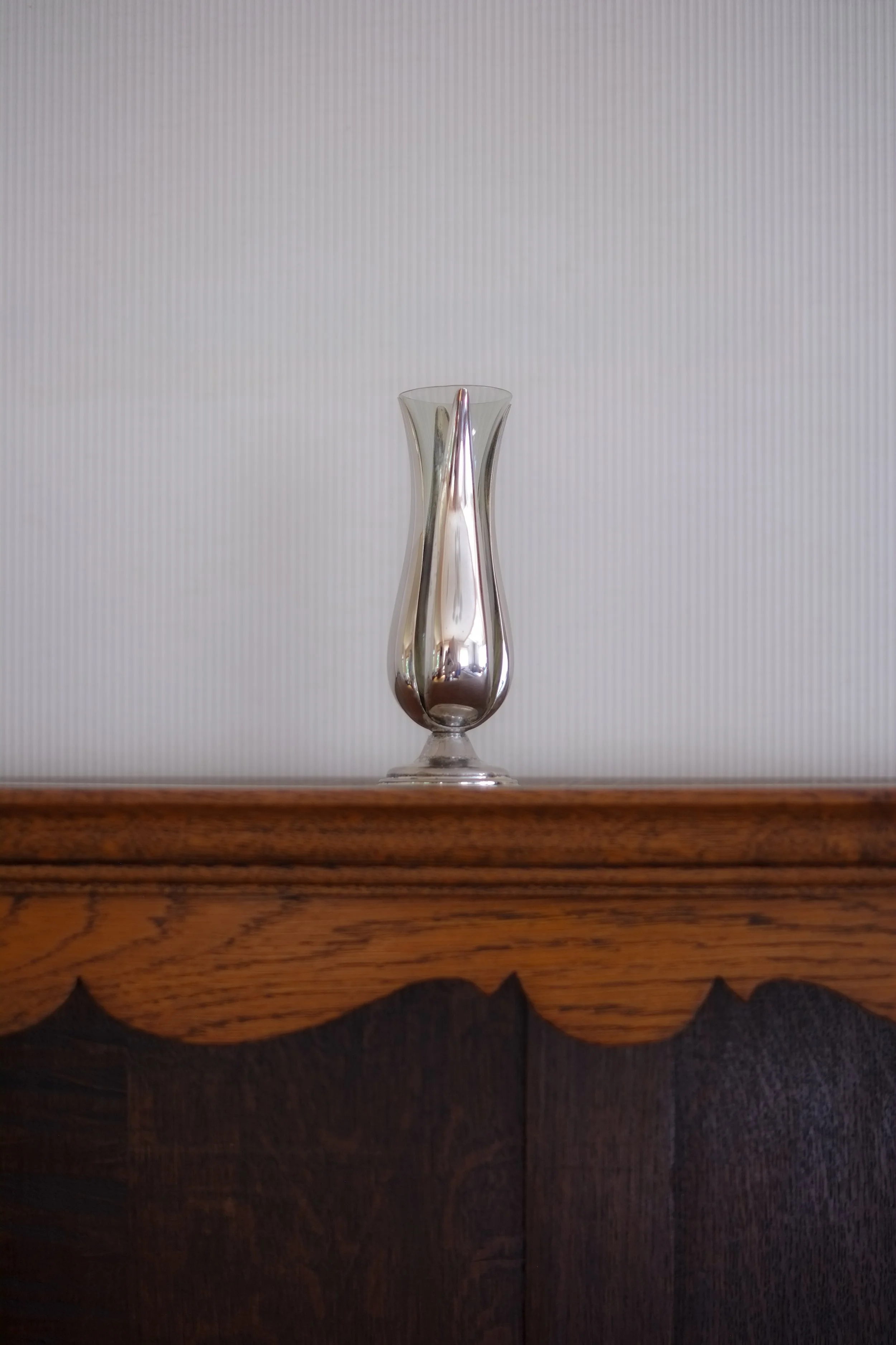 Silver Flower Vase
