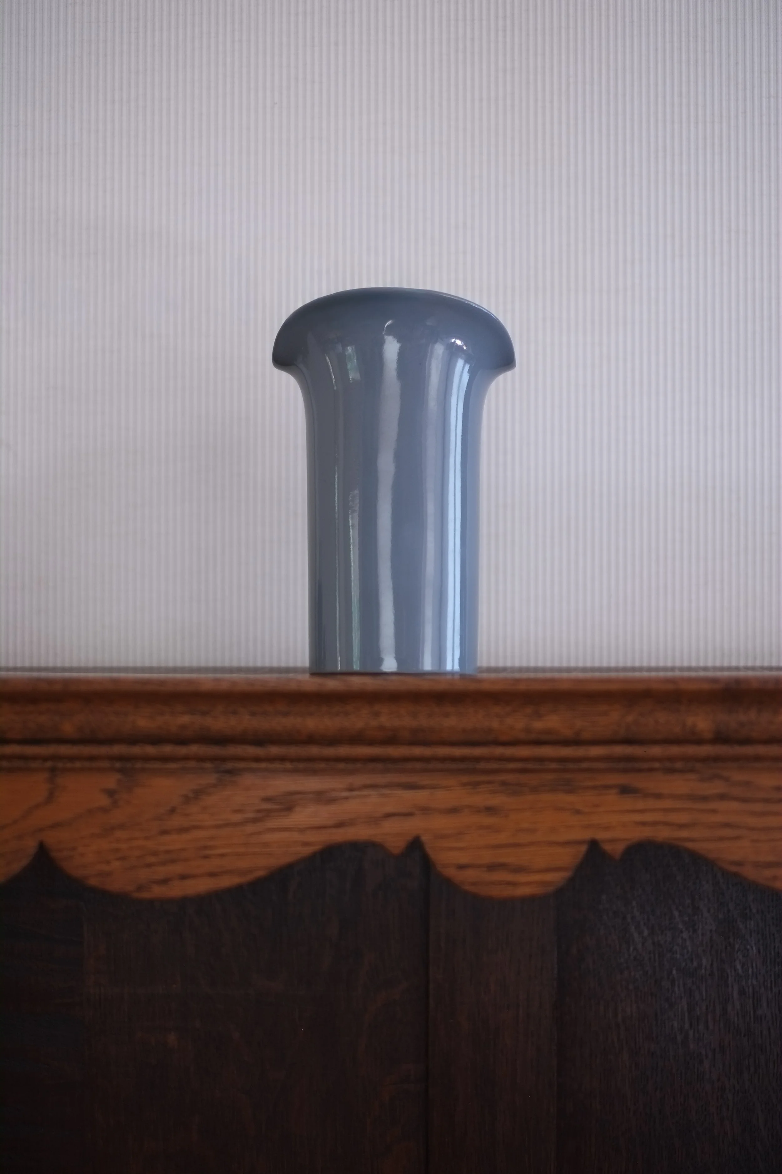 Blue Grey Flower Vase