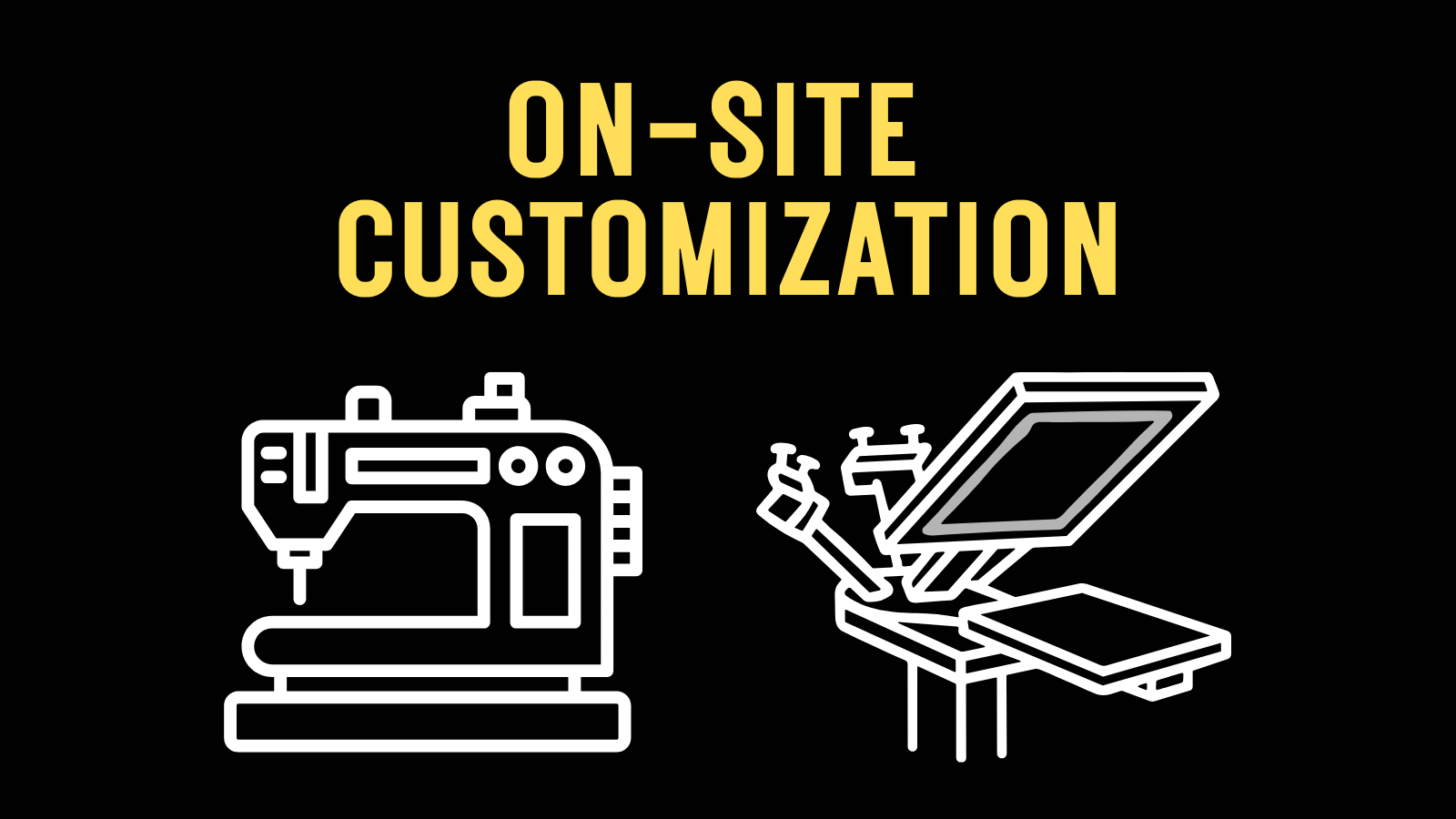 Public Safety Outfitters on-site embroidery machine and screen printing equipment used for custom uniforms, apparel branding, and team orders.