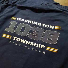 Custom screen printed apparel created by Public Safety Outfitters for organizations, teams, and businesses.