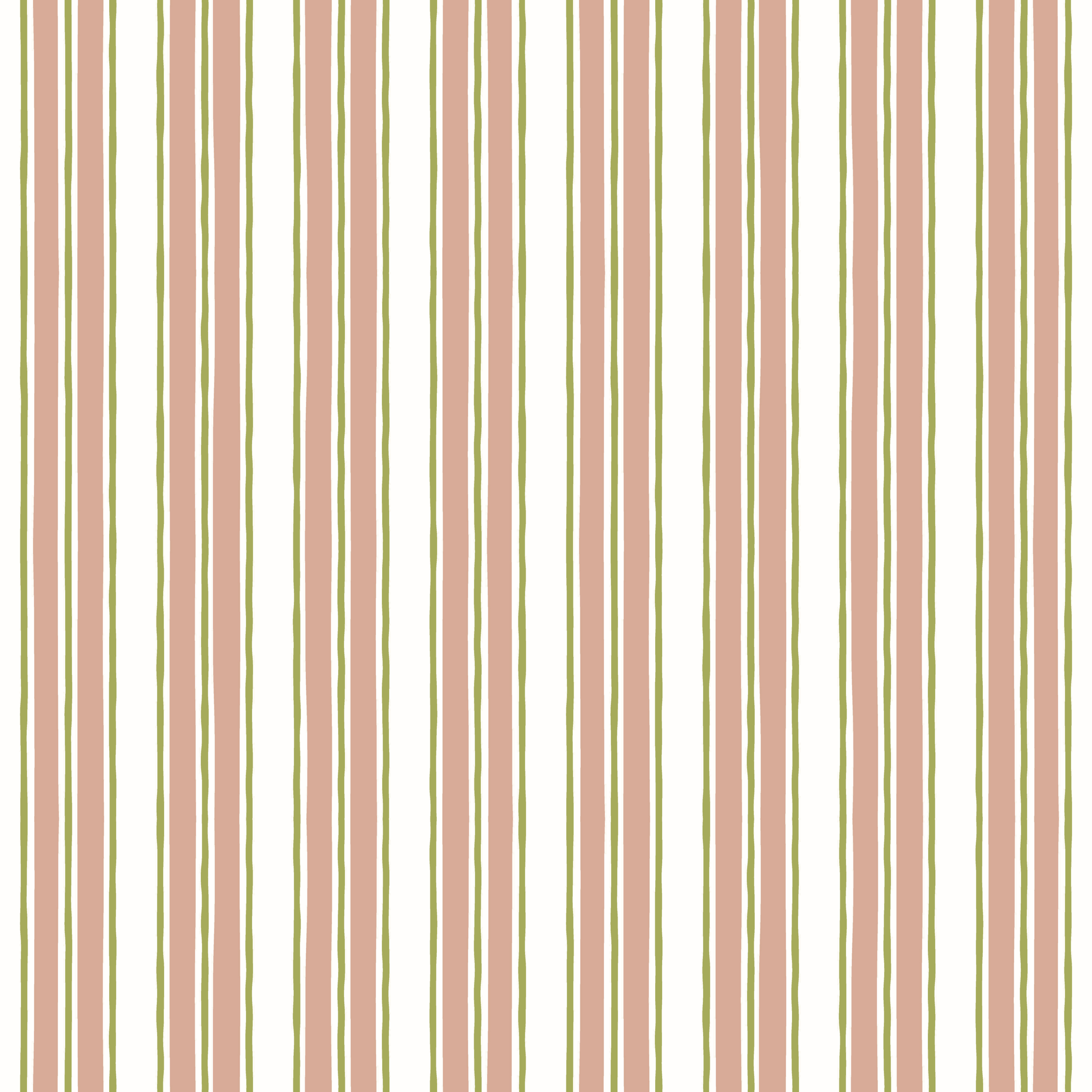 Pattern of vertical beige and green stripes.