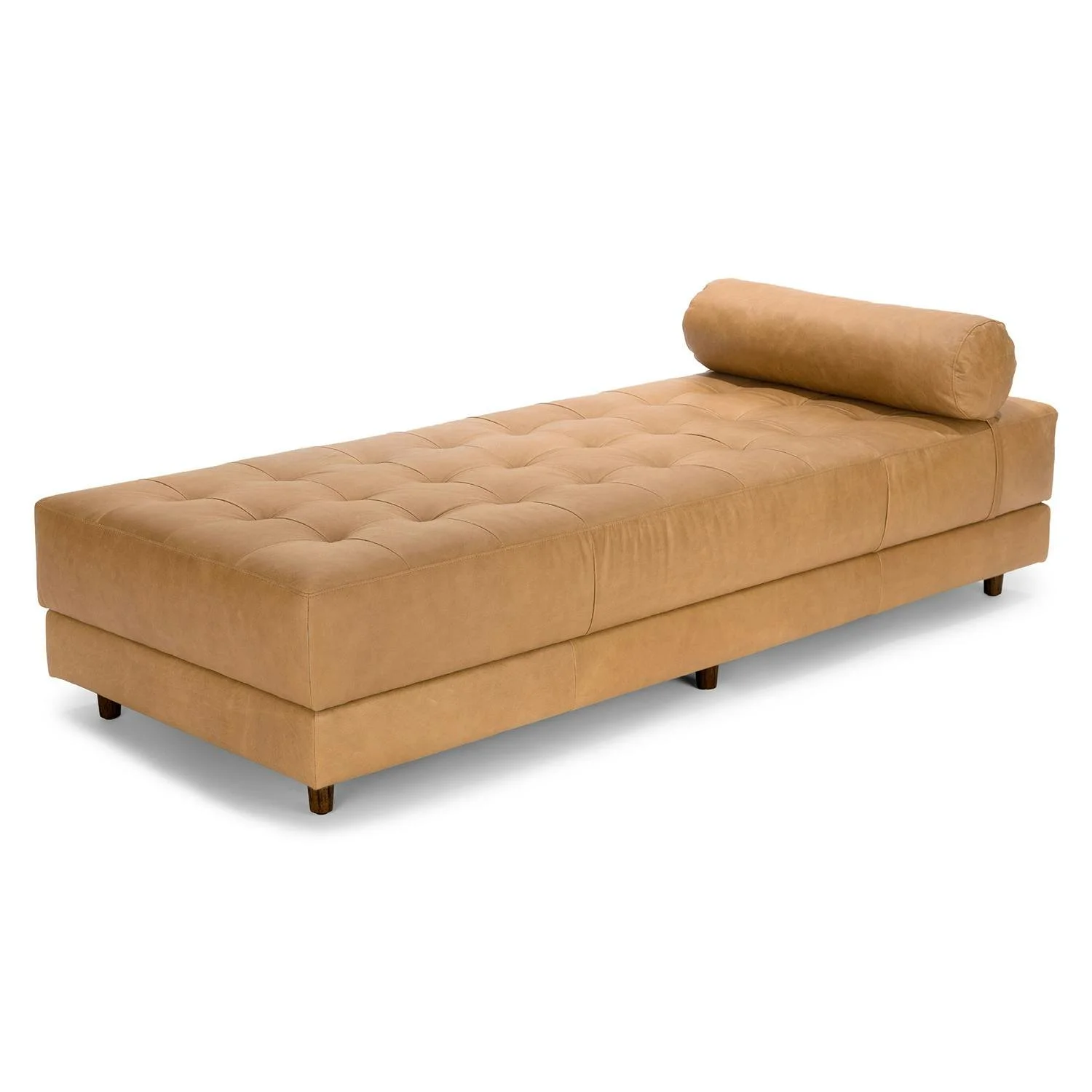 leather chaise longue