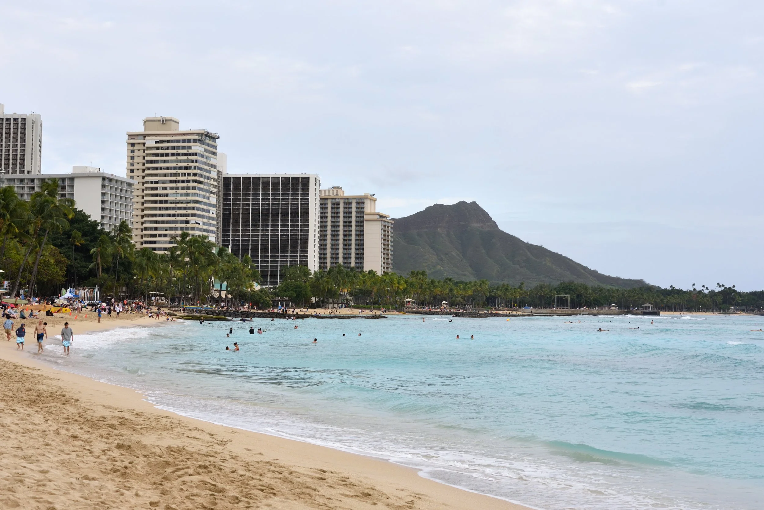 Postal - Waikiki Beach