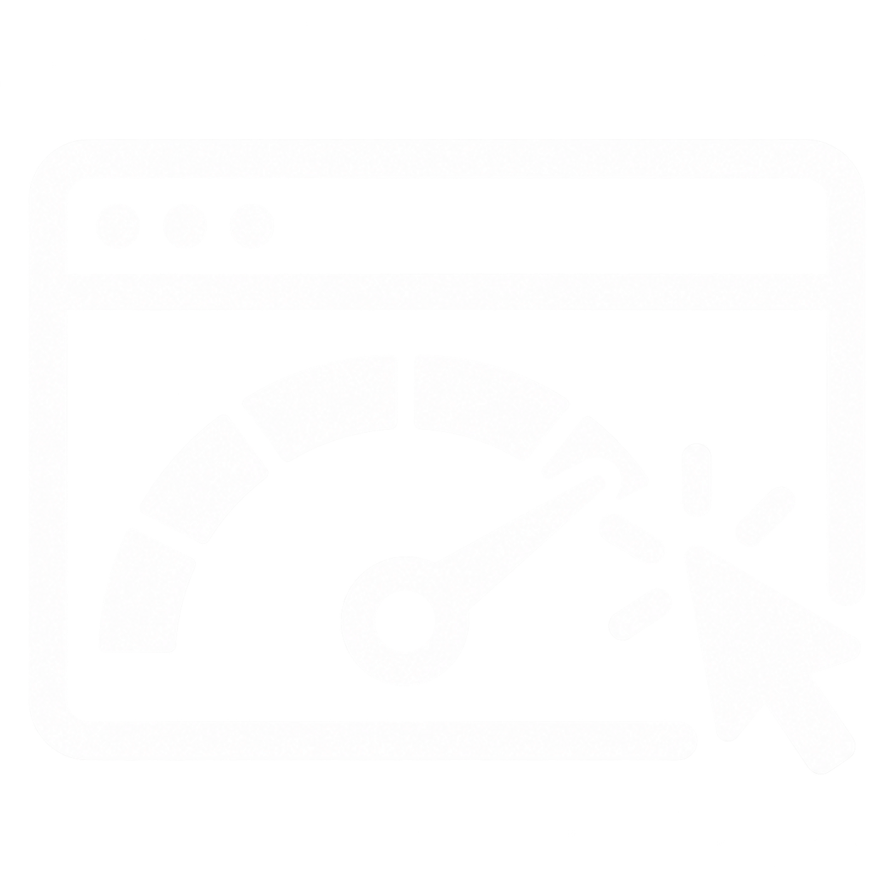 Outline of a social media post or dashboard with graphical elements like a gauge and star, possibly representing analytics or performance metrics.
