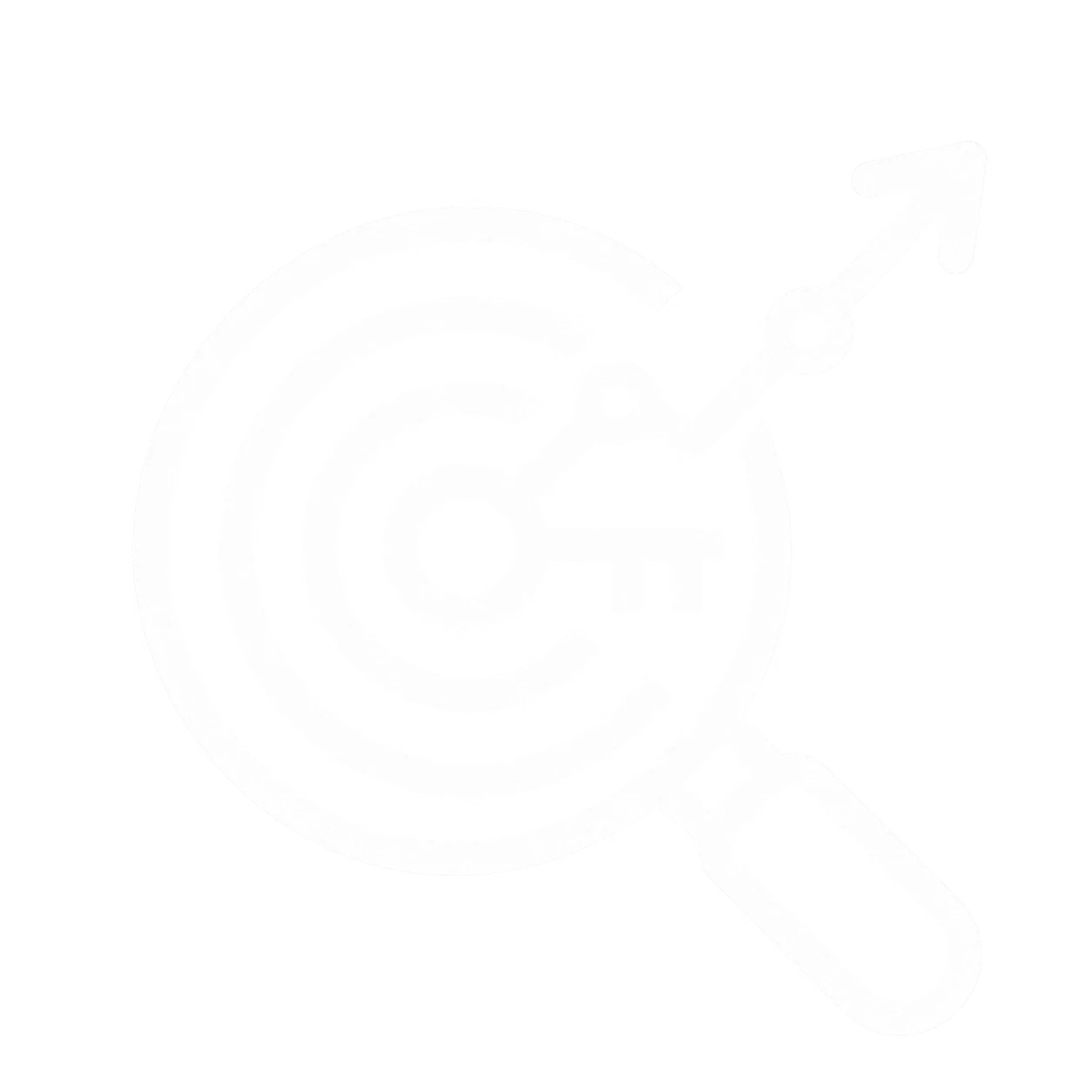 Black and white illustration of a stopwatch with an arrow pointing upward.