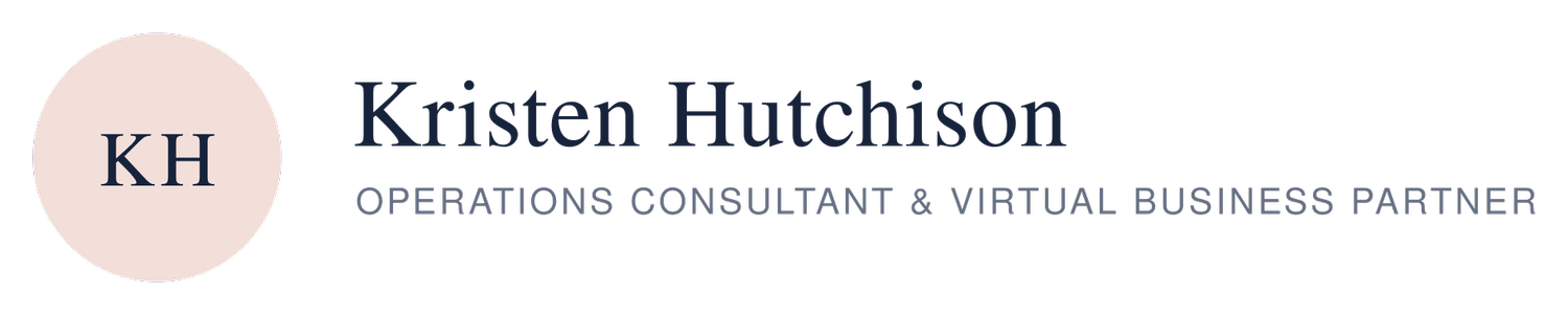Kristen Hutchison, Operations Consultant and Virtual Business Partner