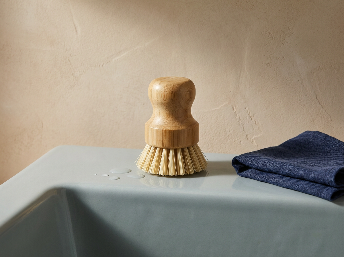 Natural Fiber Scrub Brush
